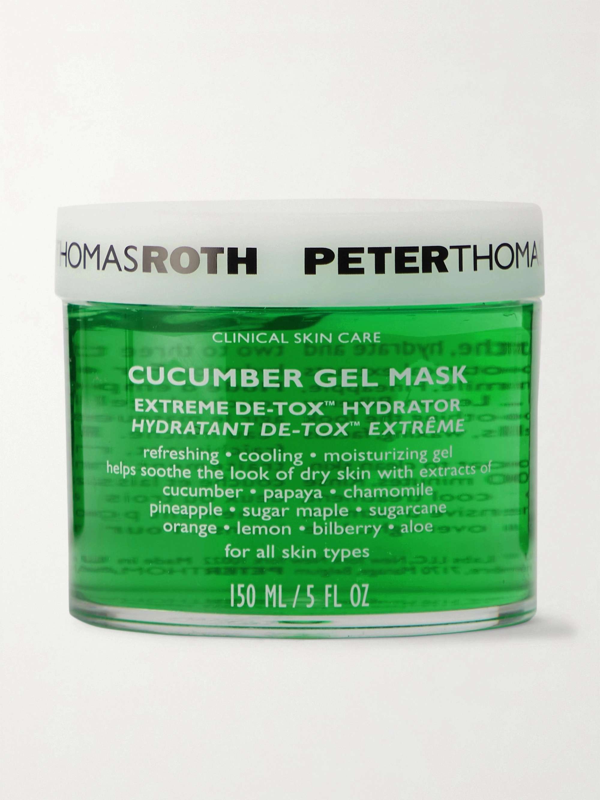 PETER THOMAS ROTH Cucumber Gel Mask Extreme De-Tox Hydrator, 150ml