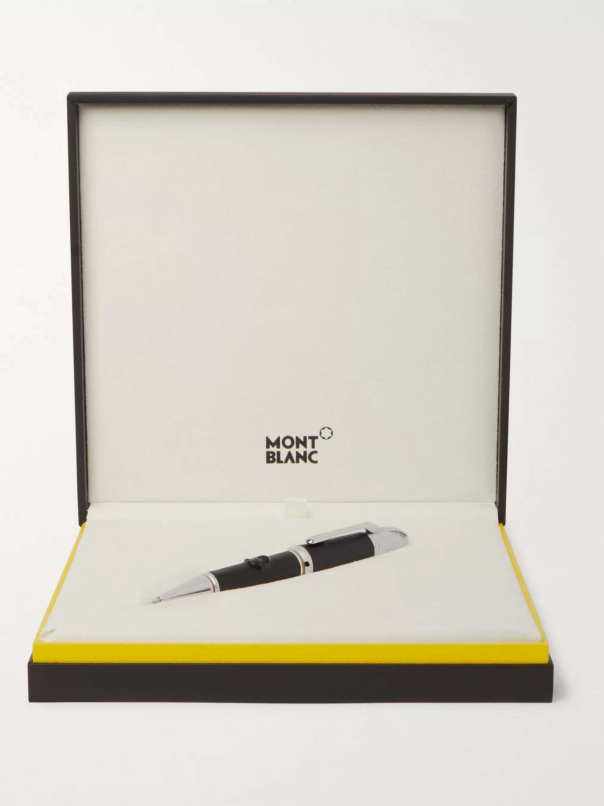 MONTBLANC + Walt Disney Great Characters Resin and Platinum-Plated Ballpoint Pen