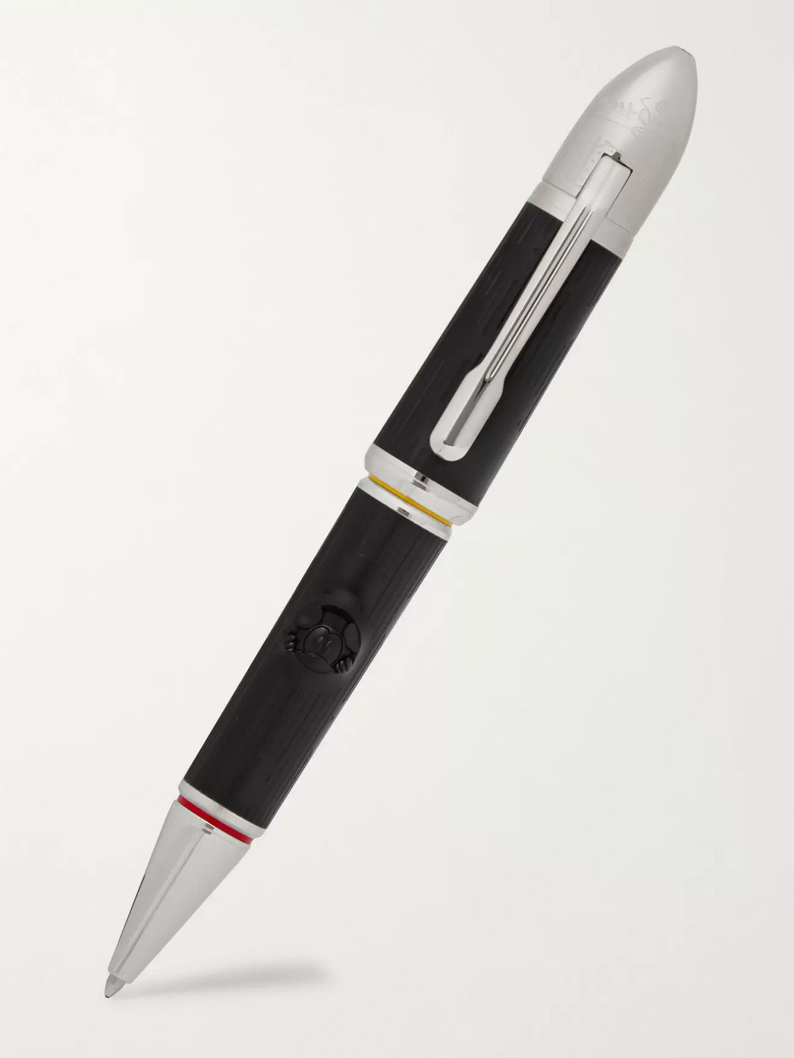 MONTBLANC WALT DISNEY GREAT CHARACTERS RESIN AND PLATINUM-PLATED BALLPOINT PEN