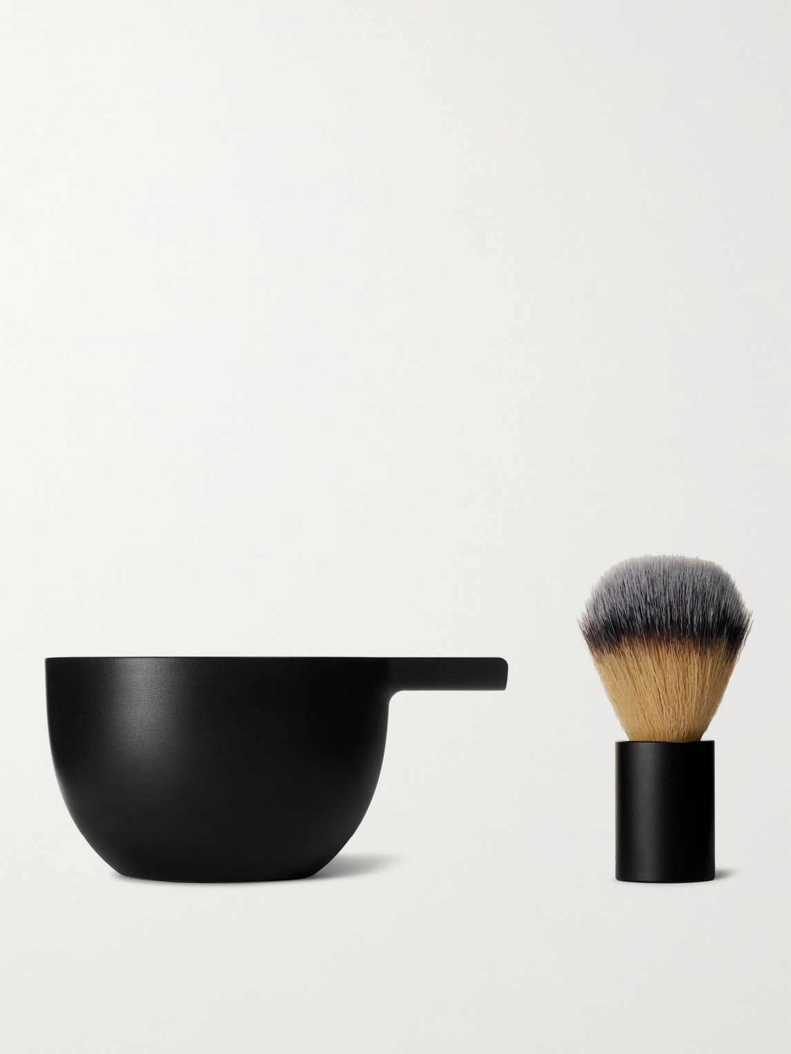 Angle By Morrama Brush And Bowl Shaving Set In Colourless