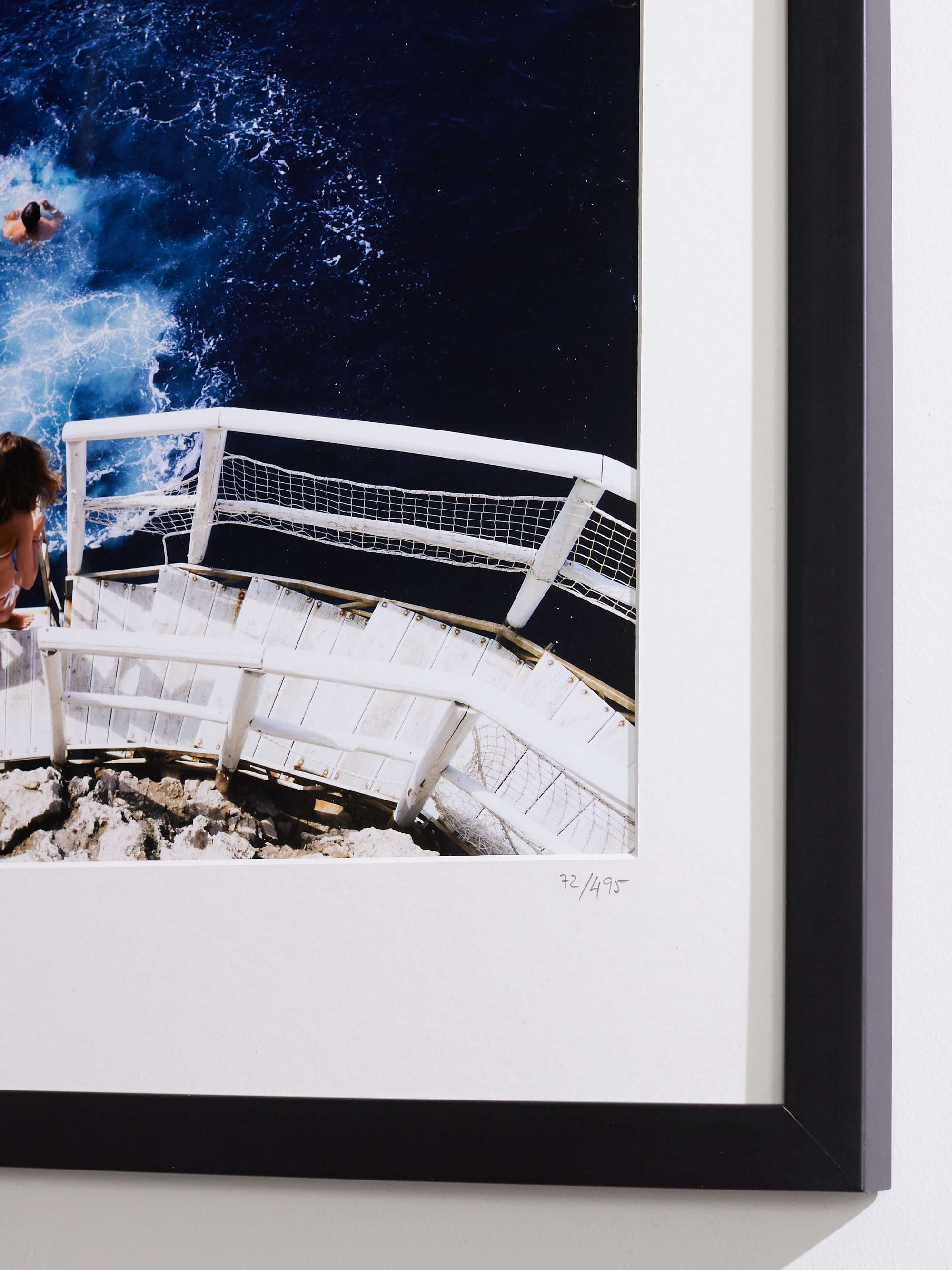 SONIC EDITIONS Framed 2015 Anacapri Diving Print, 16" x 20"