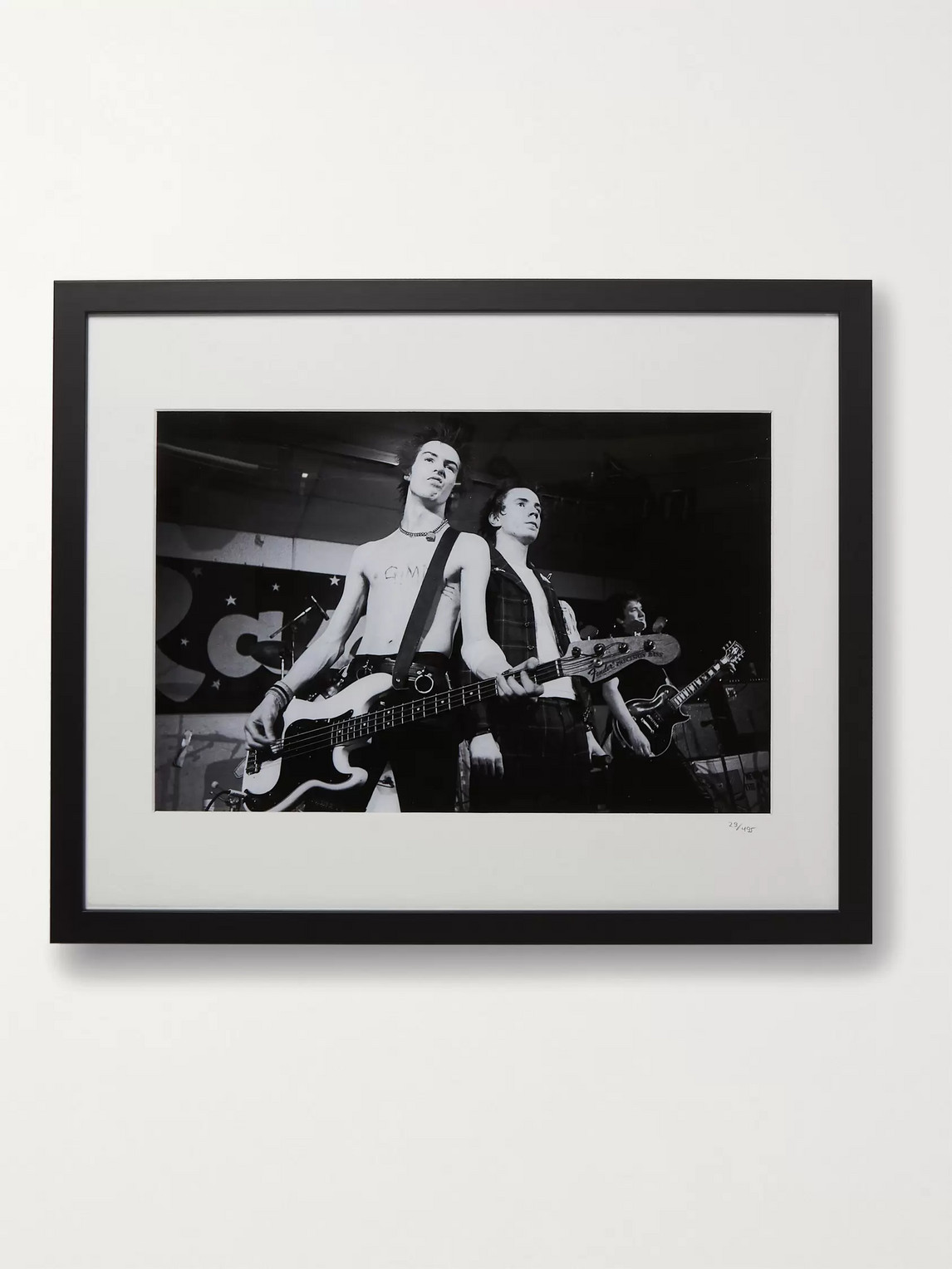 Sonic Editions Framed 1978 The Sex Pistols Print, 16&quot; X 20&quot; In Black