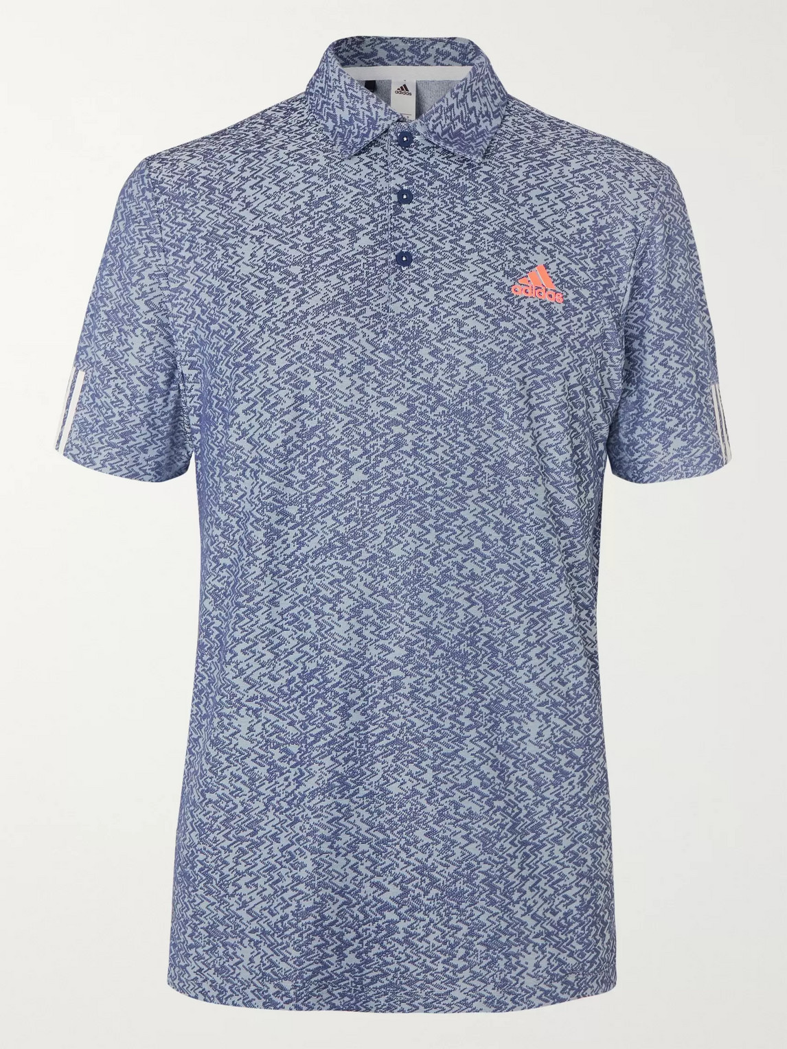 Adidas Golf Tech-jersey Golf Polo Shirt In Blue