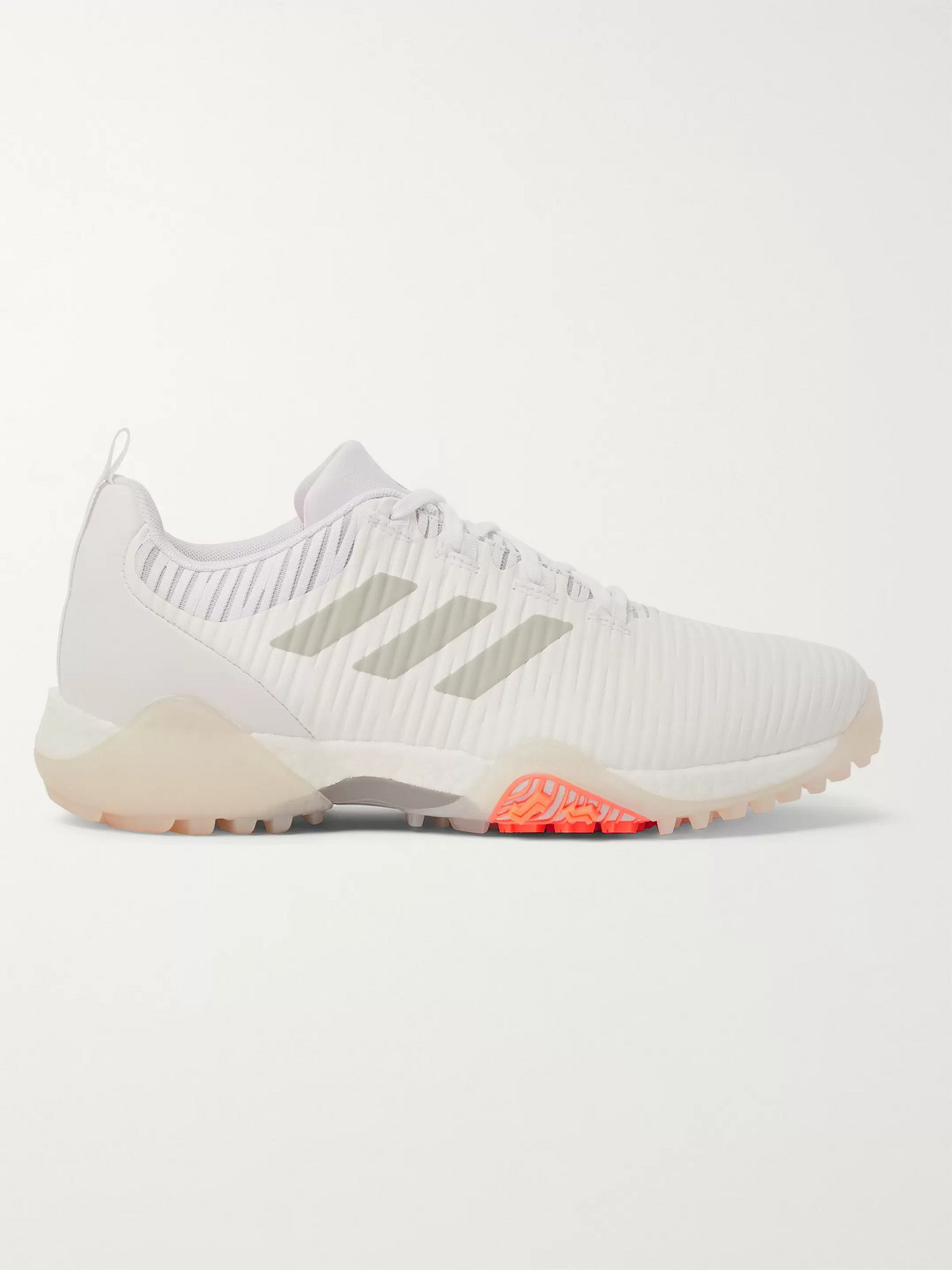 Adidas Golf Codechaos Faux Leather And Coated-mesh Sneakers In White