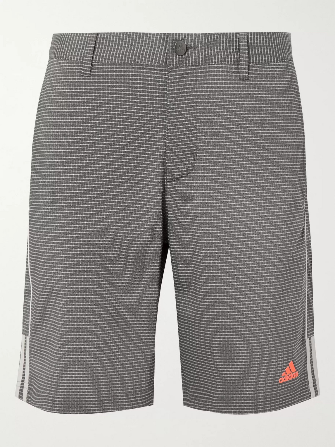 Adidas Golf Ripstop-dobby Golf Shorts In Gray