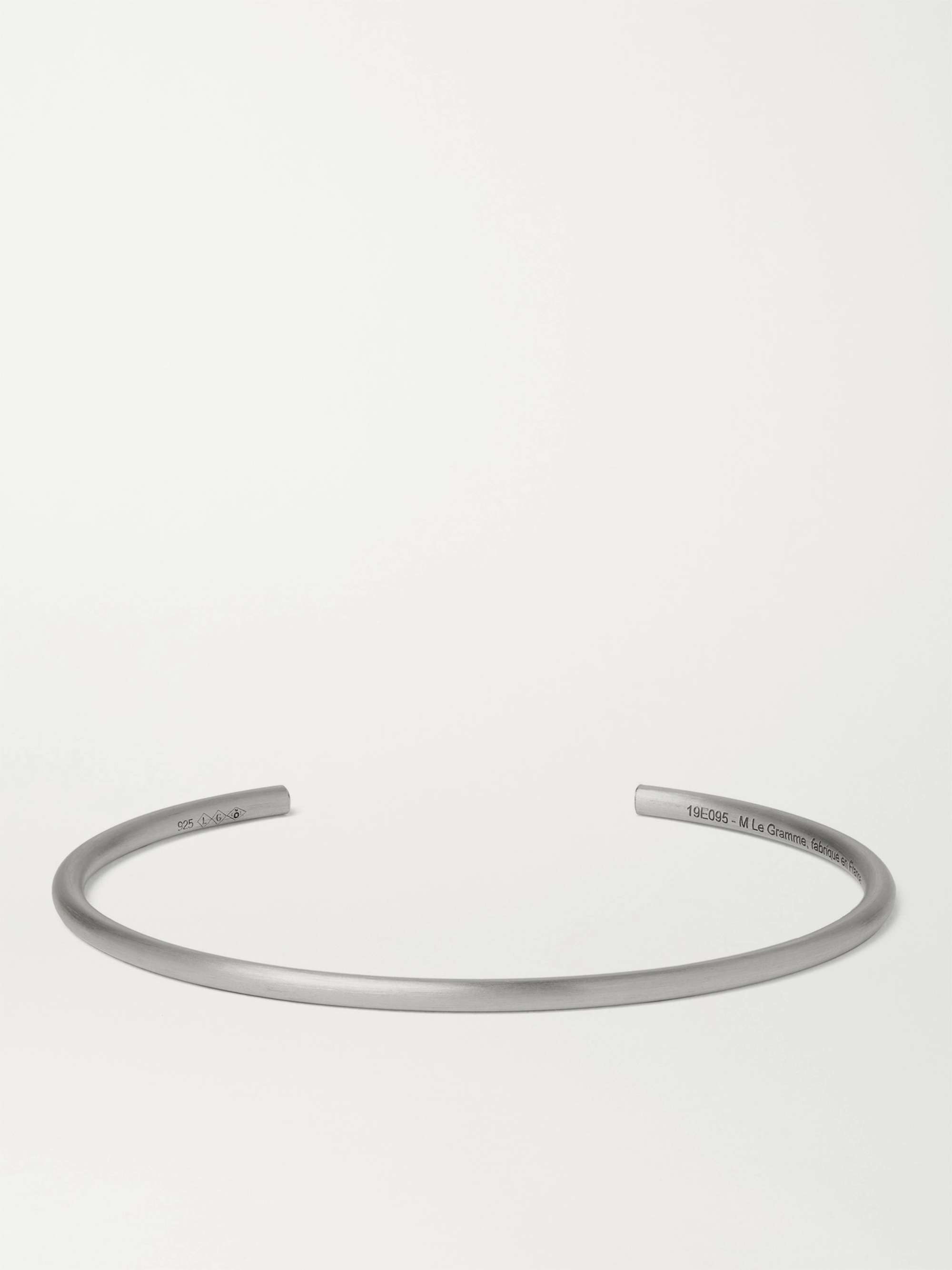 Le GRAMME Le 7 Brushed Sterling Silver Cuff