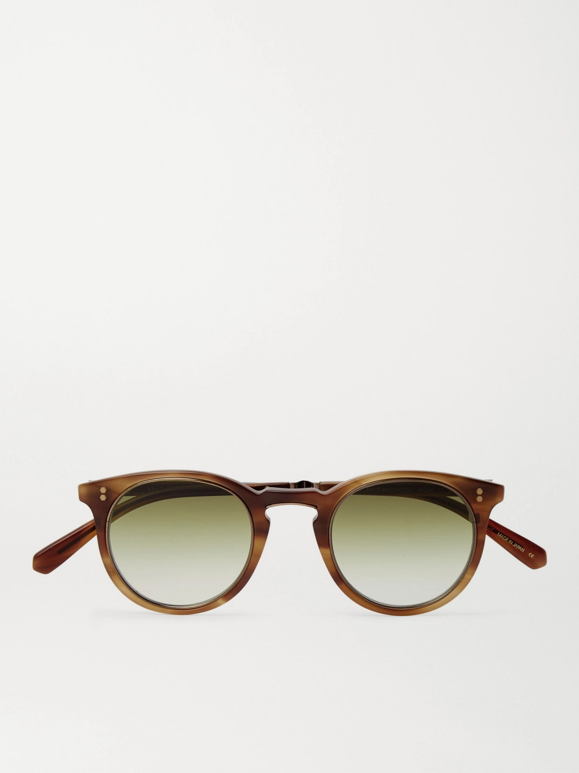 Mr Leight Crosby S Round-frame Acetate Sunglasses In Brown