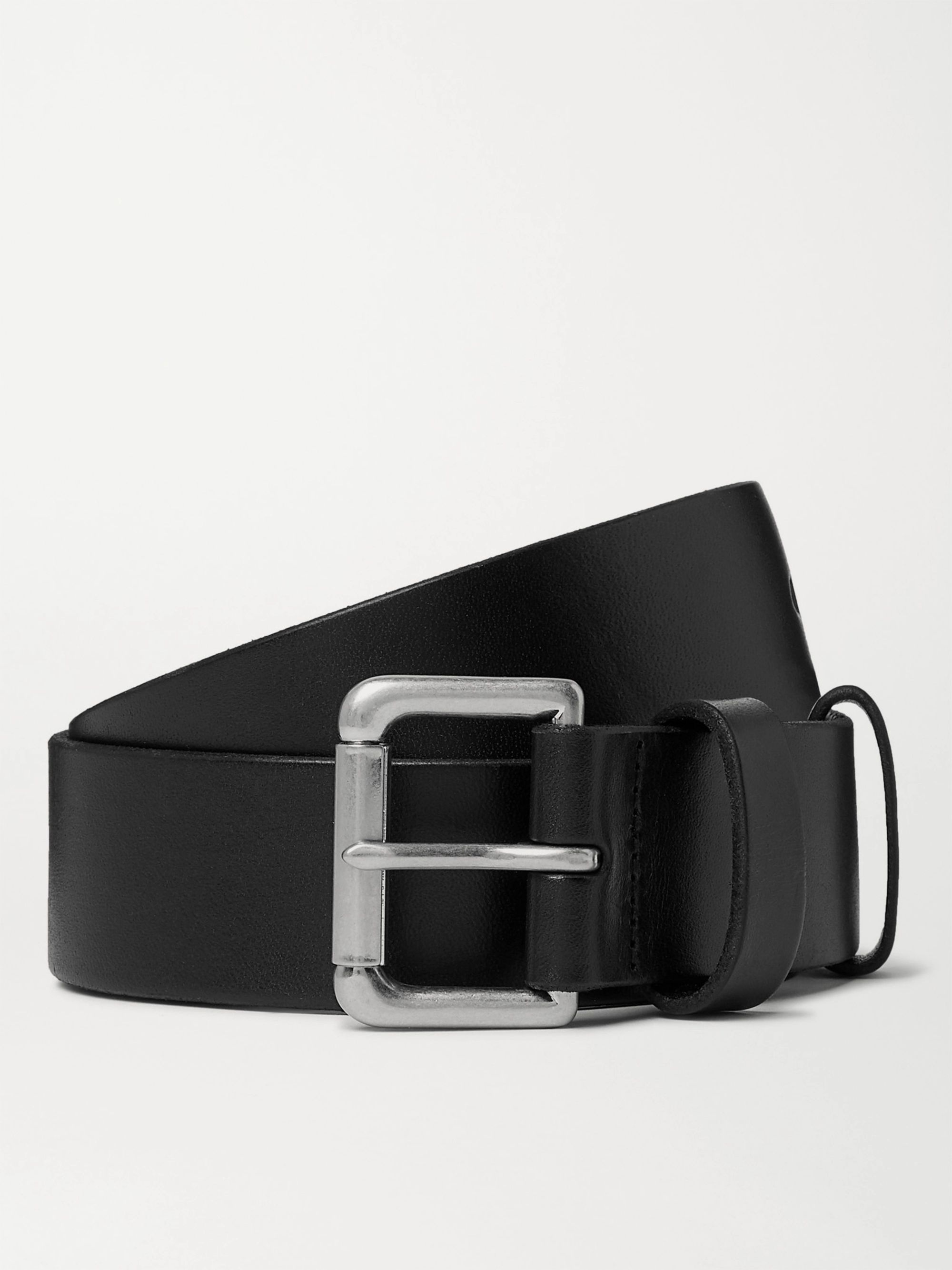 Black 4cm Leather Belt | Polo Ralph 