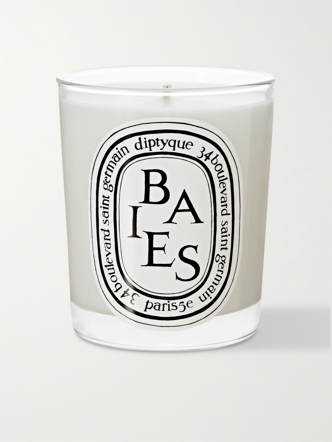 Diptyque Baies Scented Candle, 70g In White