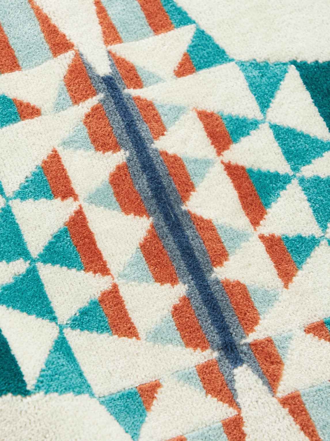 Pendleton Cotton-terry Jacquard Hooded Towel In Multi