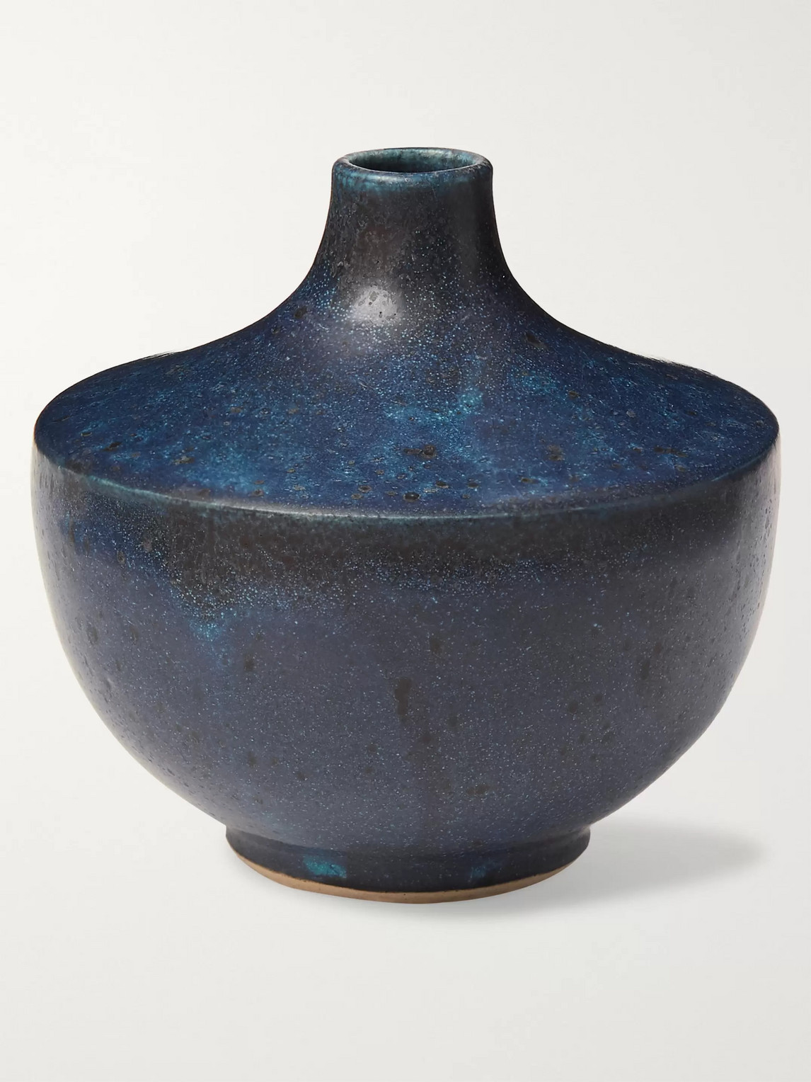 Roman & Williams Guild Magnolia Ceramics 4.5&quot; Vase In Blue