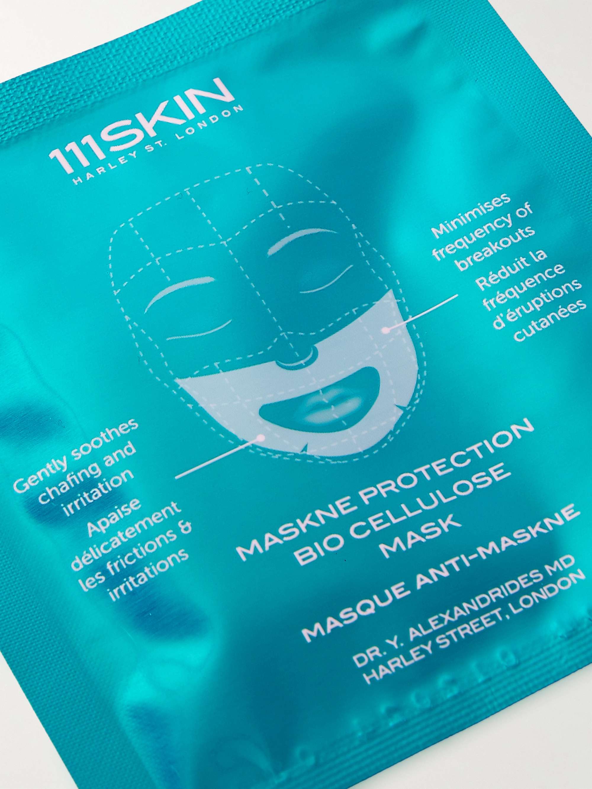 111SKIN Maskne Protection Bio-Cellulose Mask, 5 x 10ml