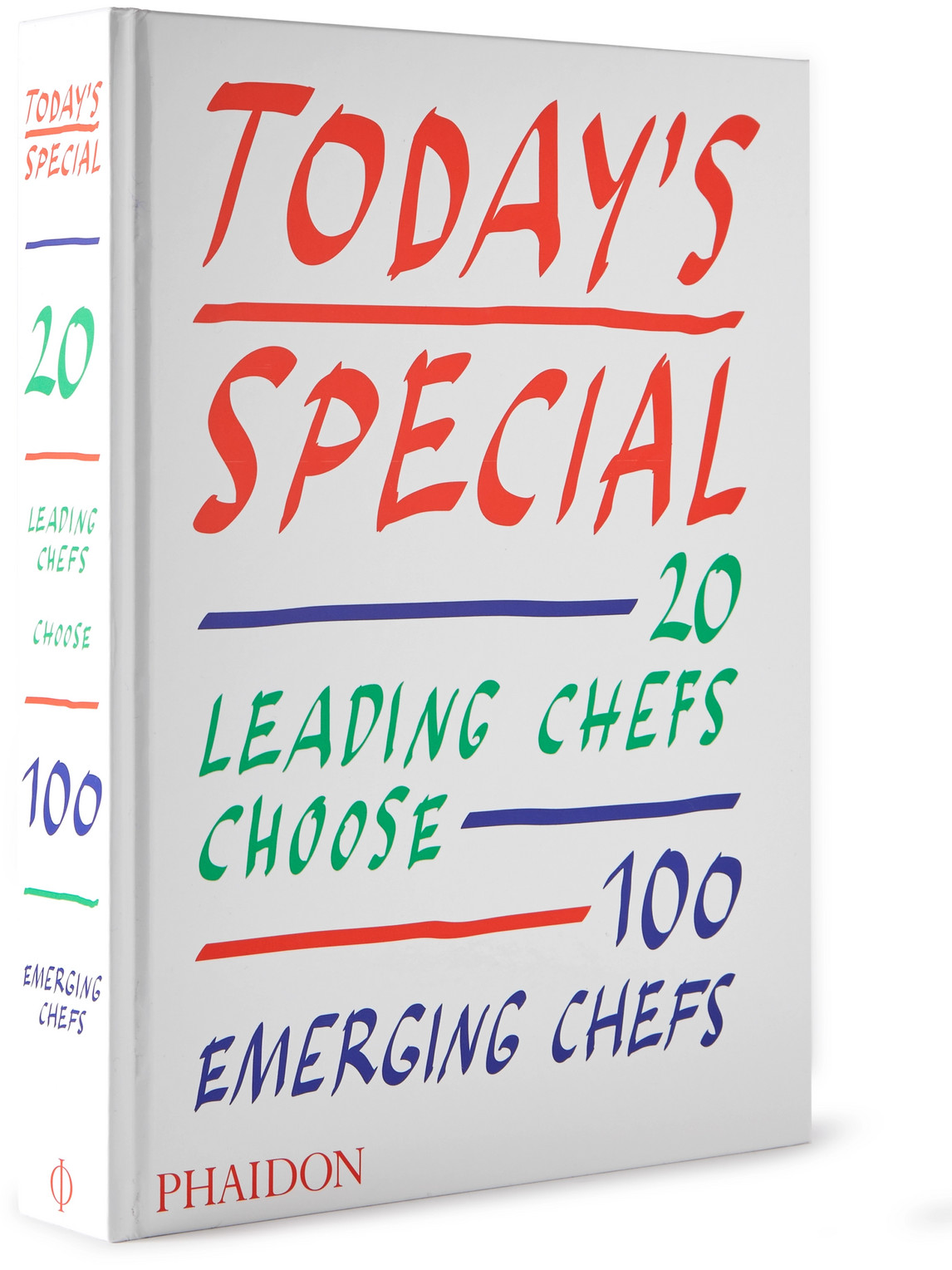 Phaidon Today's Special: 20 Leading Chefs Choose 100 Emerging Chefs Hardcover Book In White