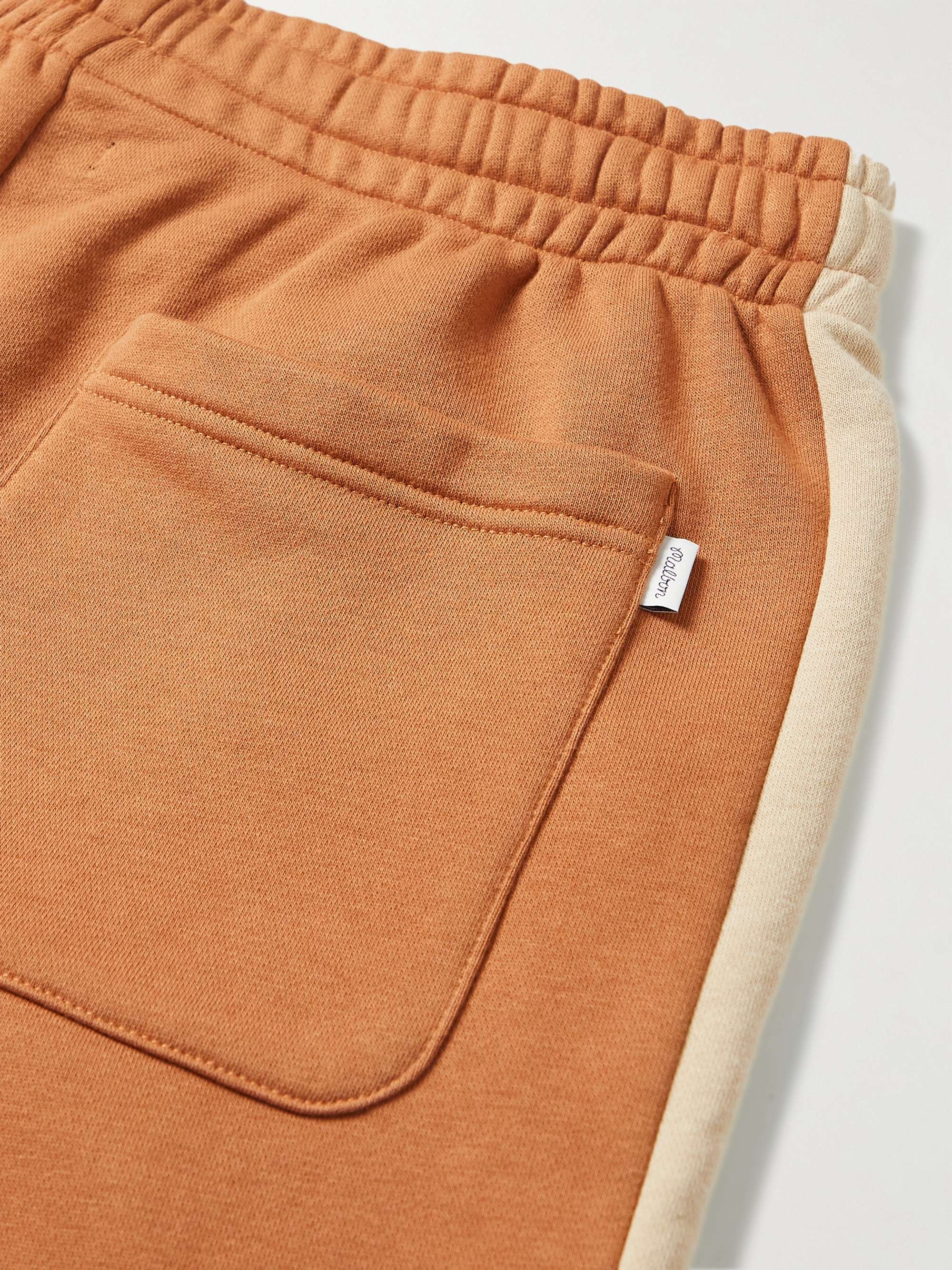 MALBON GOLF Logo-Embroidered Colour-Block Cotton-Blend Jersey Golf Sweatpants