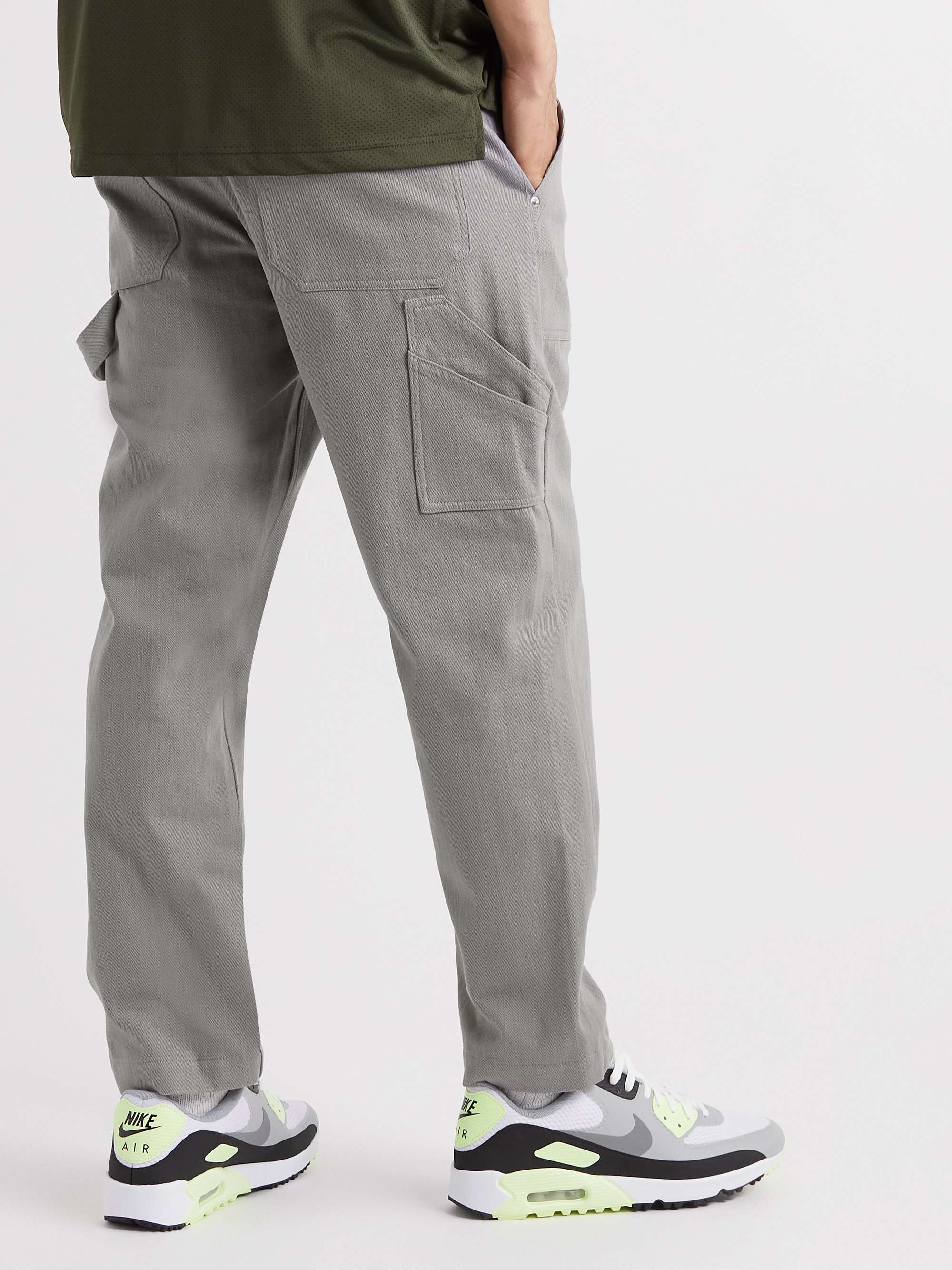 MALBON GOLF Bon Straight-Leg Cotton-Drill Golf Trousers