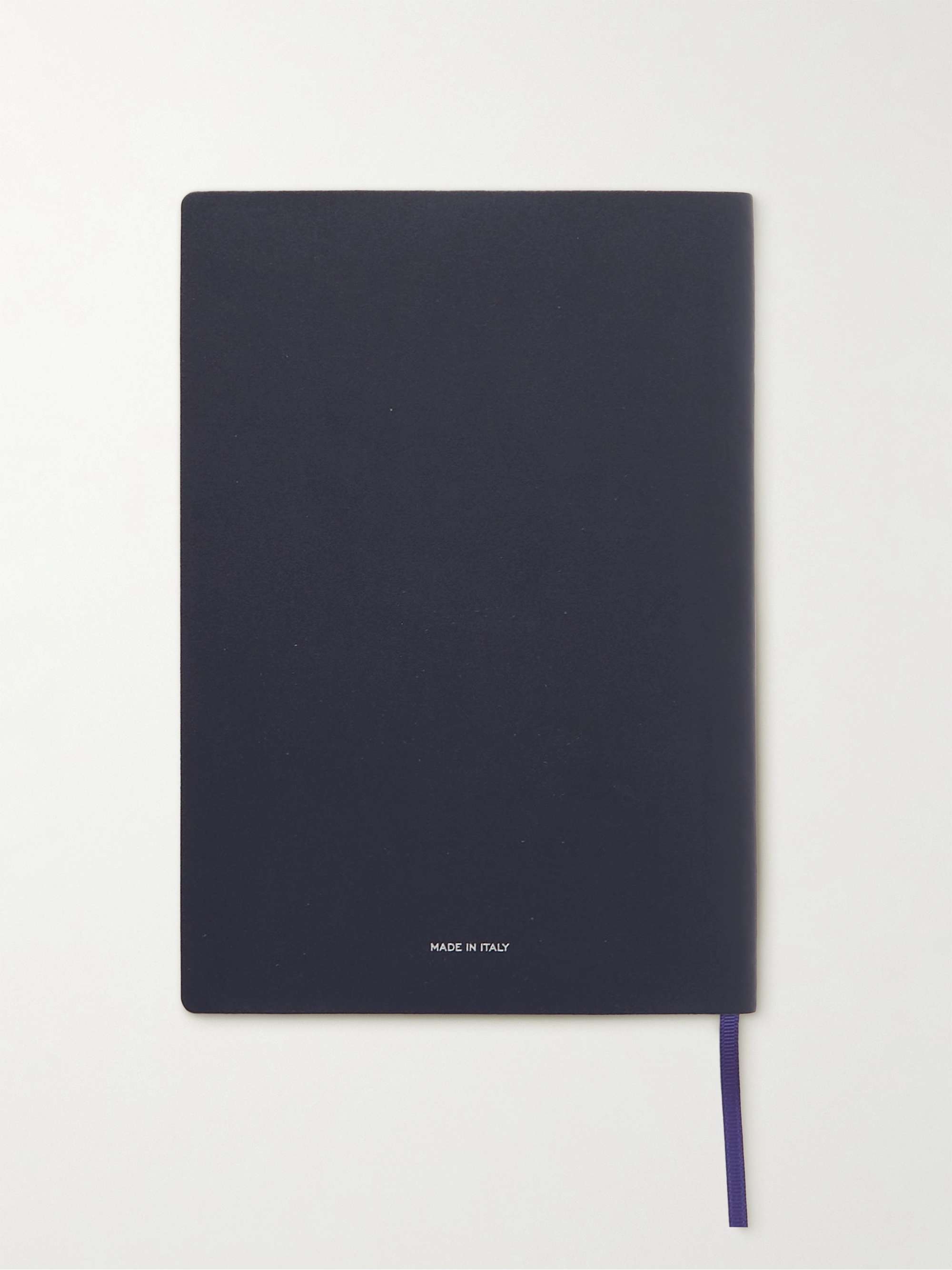 PINEIDER Blues Notes Printed Leather Notebook