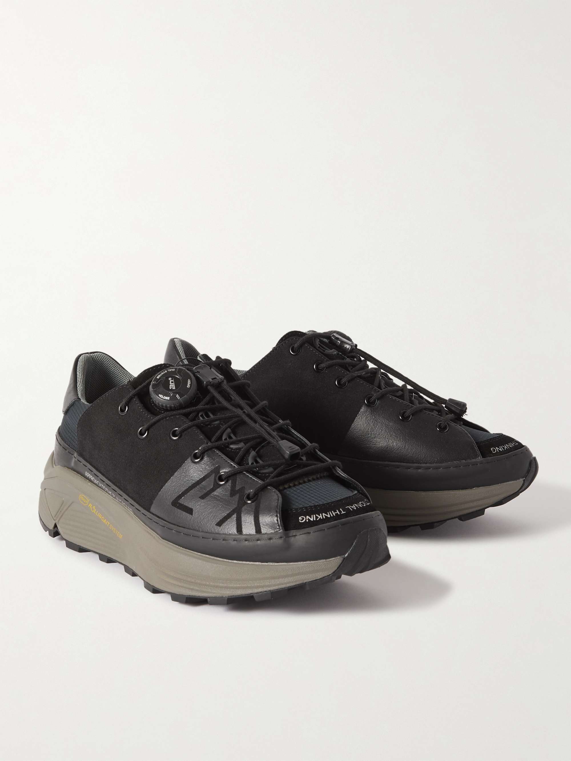 COMFY OUTDOOR GARMENT Approach Mesh and Vegan Leather Sneakers