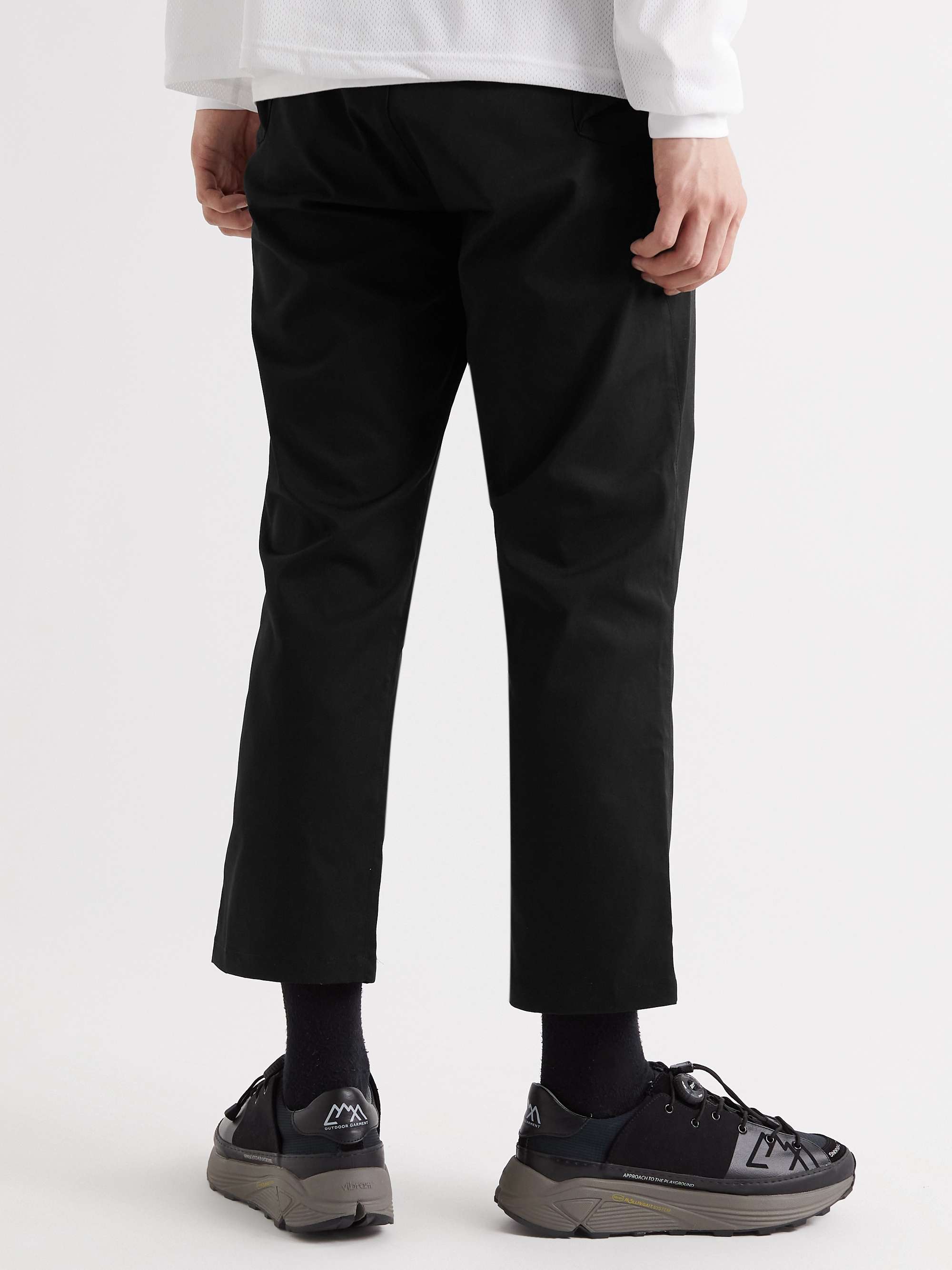 COMFY OUTDOOR GARMENT Step Back Webbing-Trimmed Shell Trousers