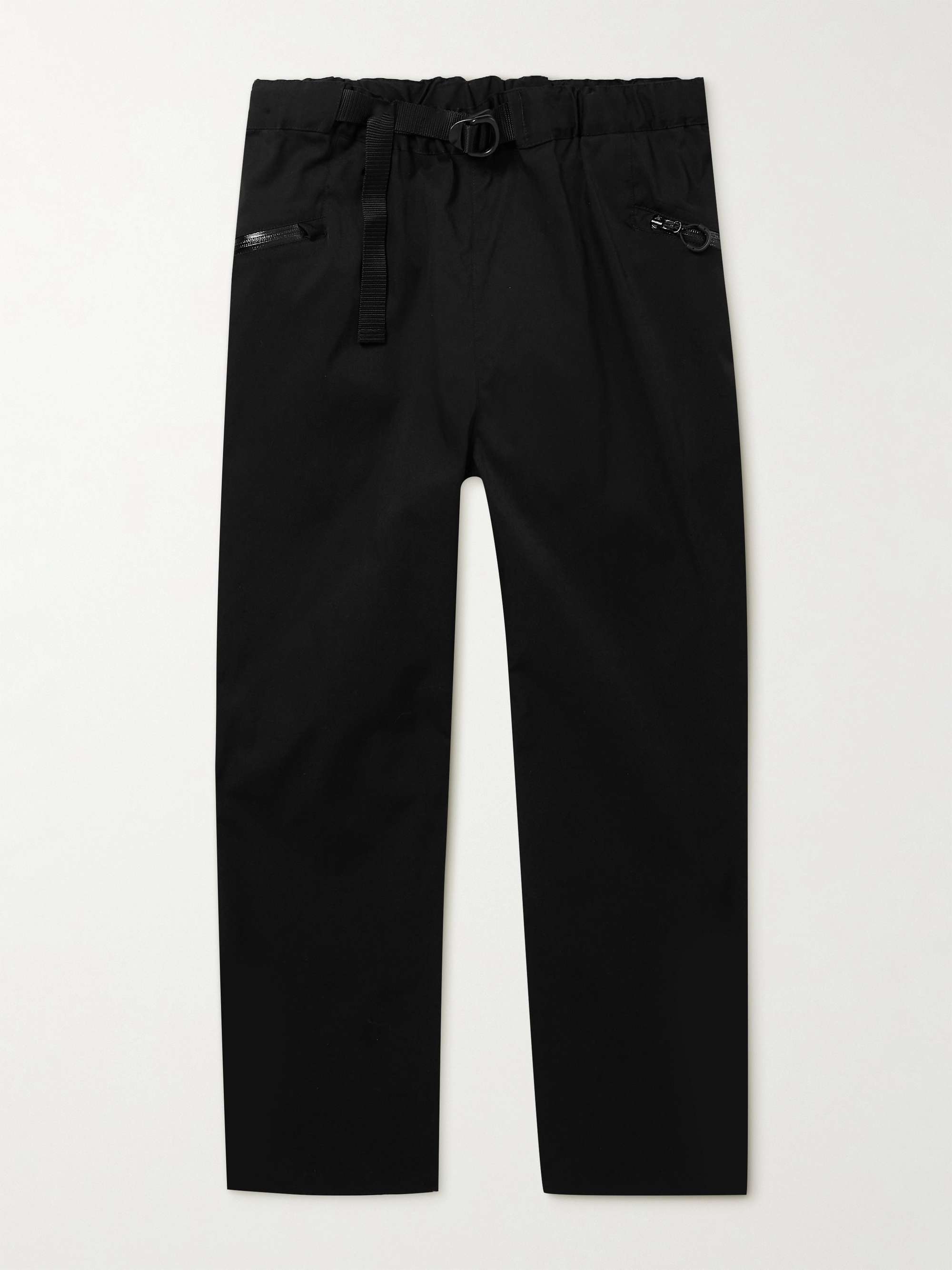 COMFY OUTDOOR GARMENT Step Back Webbing-Trimmed Shell Trousers