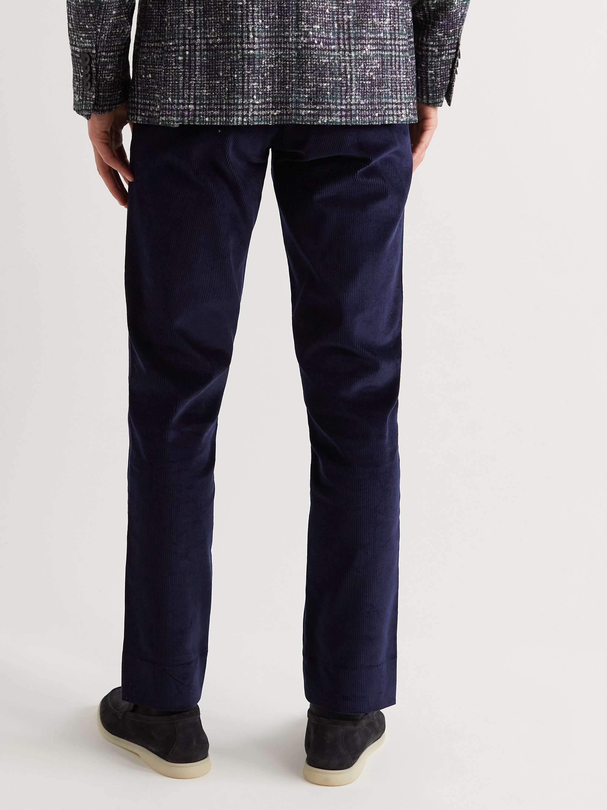 ANDERSON & SHEPPARD Slim-Fit Cotton-Corduroy Trousers
