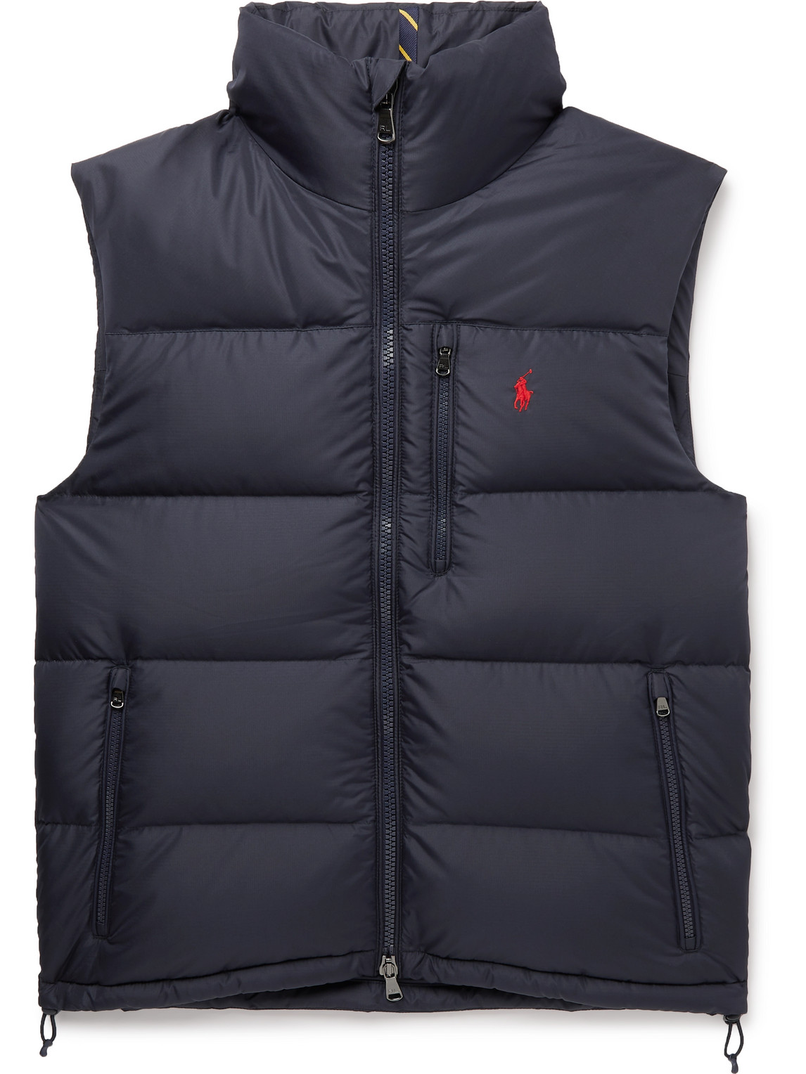 Polo Ralph Lauren Quilted Recycled Ripstop Down Gilet In Blue | ModeSens