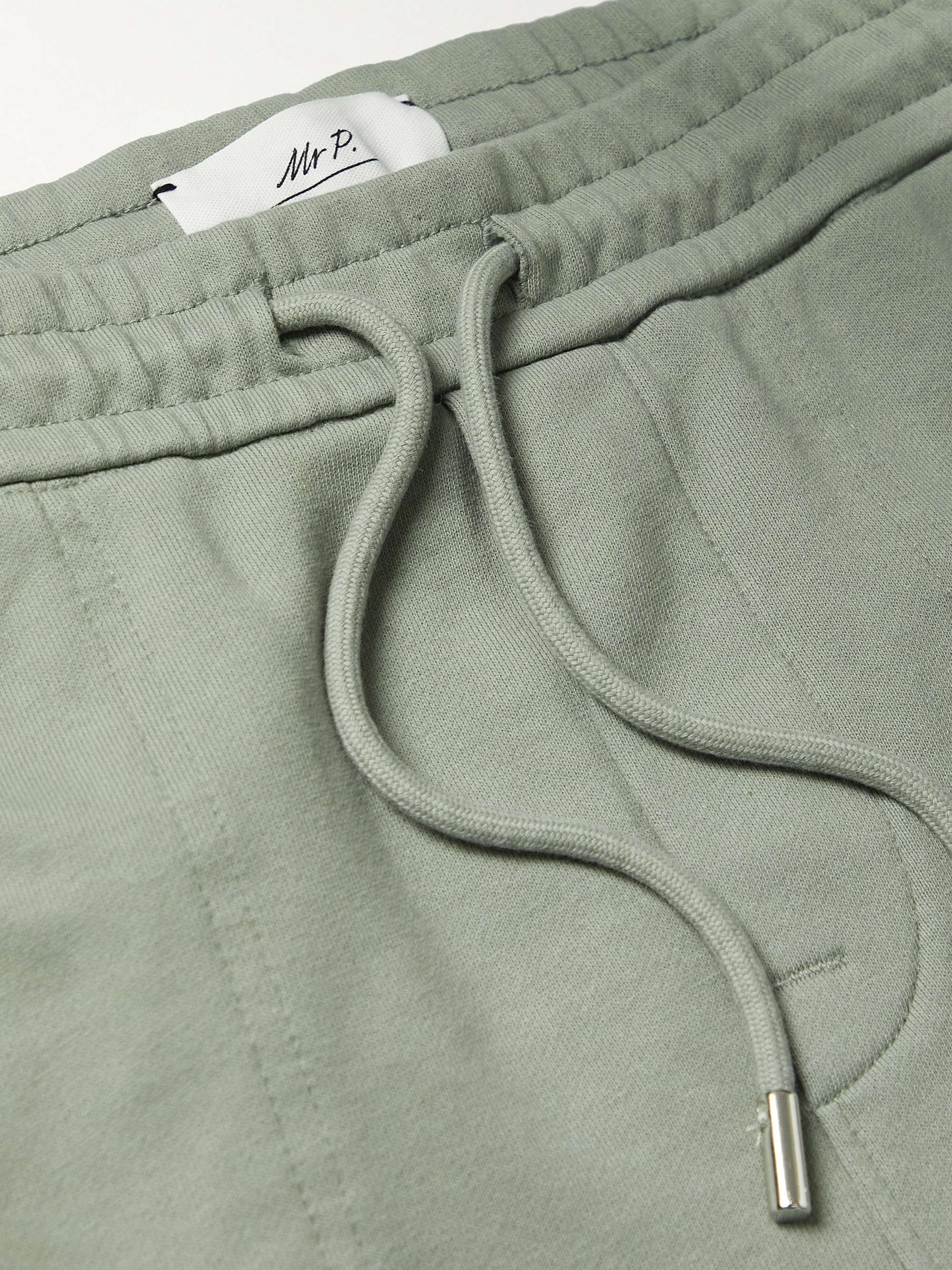 MR P. Slim-Fit Tapered Organic Cotton-Jersey Sweatpants