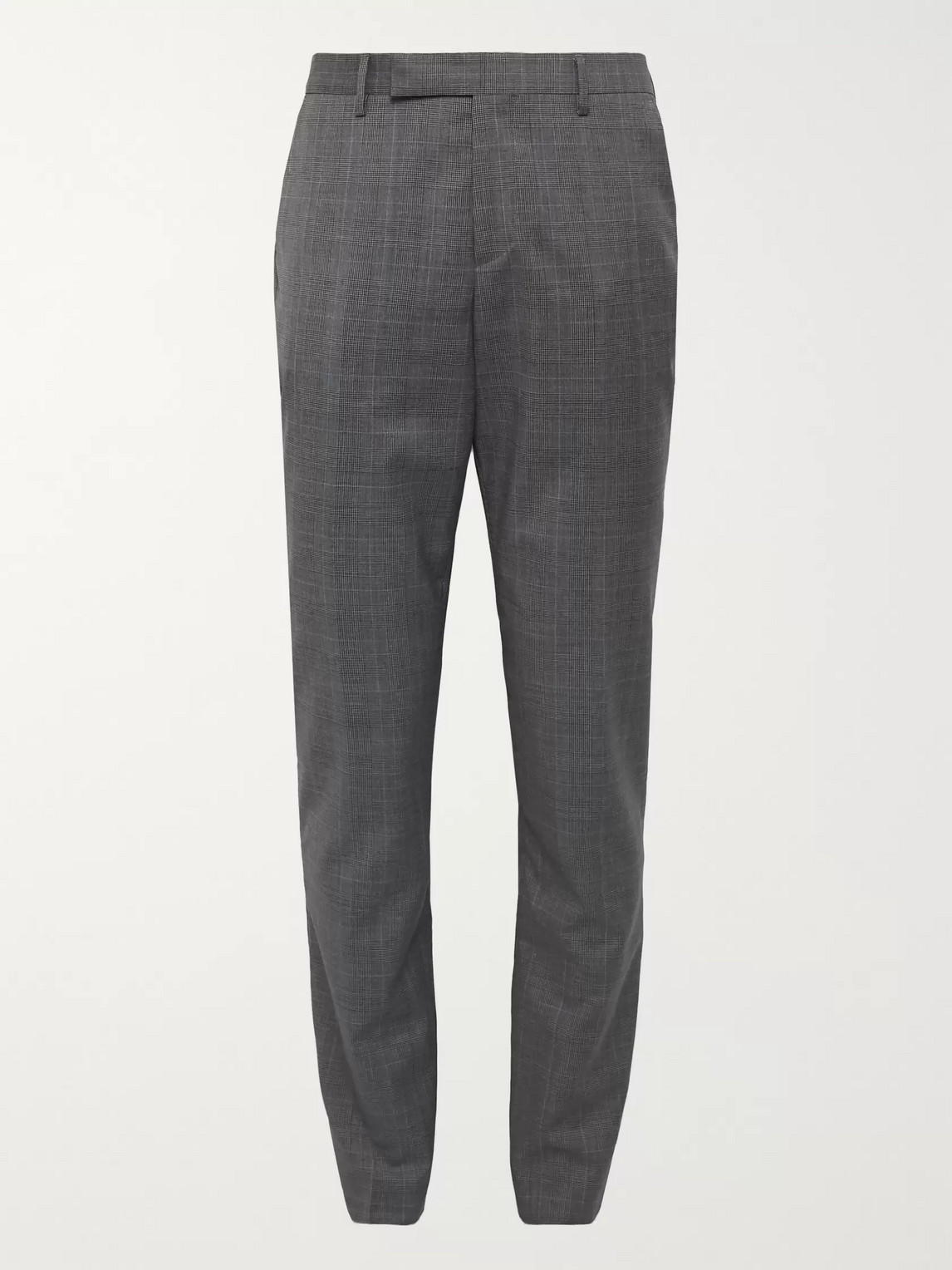 PAUL SMITH SLIM-FIT PRINCE OF WALES CHECKED WOOL SUIT TROUSERS