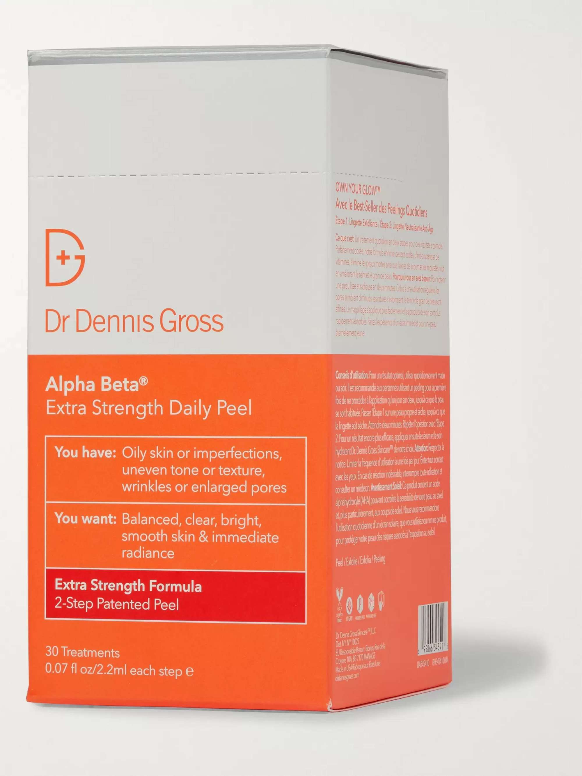 DR. DENNIS GROSS SKINCARE Alpha Beta Extra Strength Daily Peel, 30 x 2.2ml