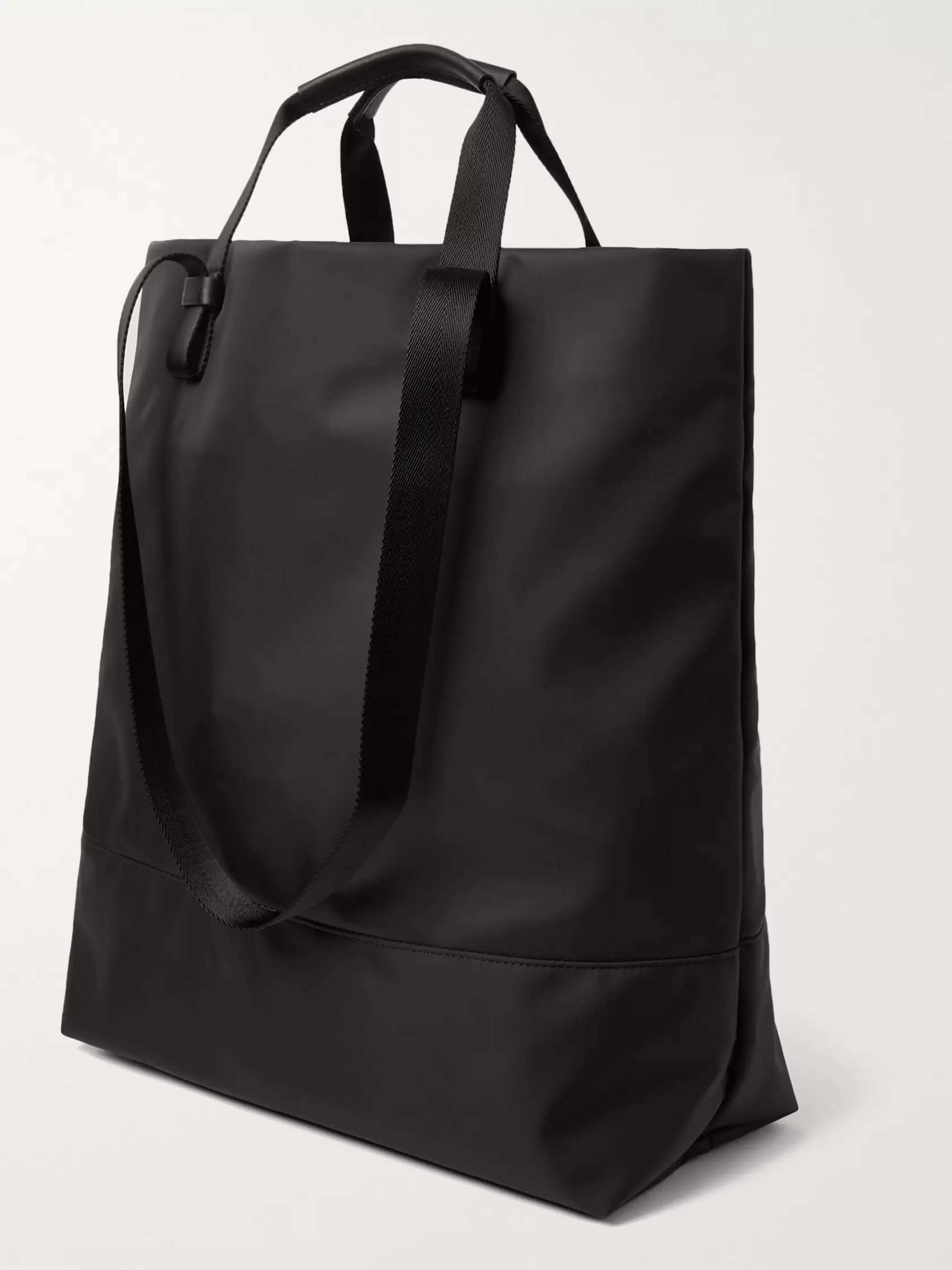 WANT LES ESSENTIELS Dayton Leather-Trimmed Nylon Tote Bag