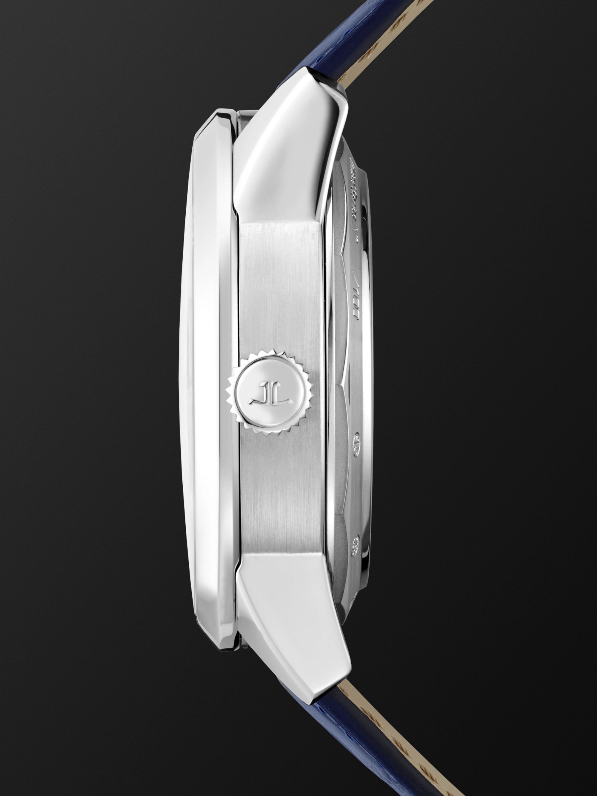 JAEGER-LECOULTRE Geophysic Automatic Tourbillon 43.5 Platinum and Leather Watch, Ref. No. JLQ8126420