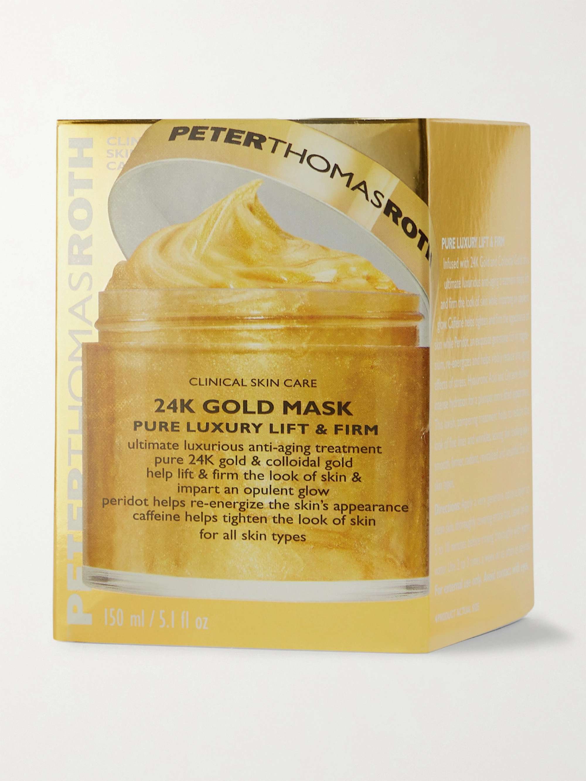 PETER THOMAS ROTH 24K Gold Mask Pure Luxury Lift & Firm, 150ml