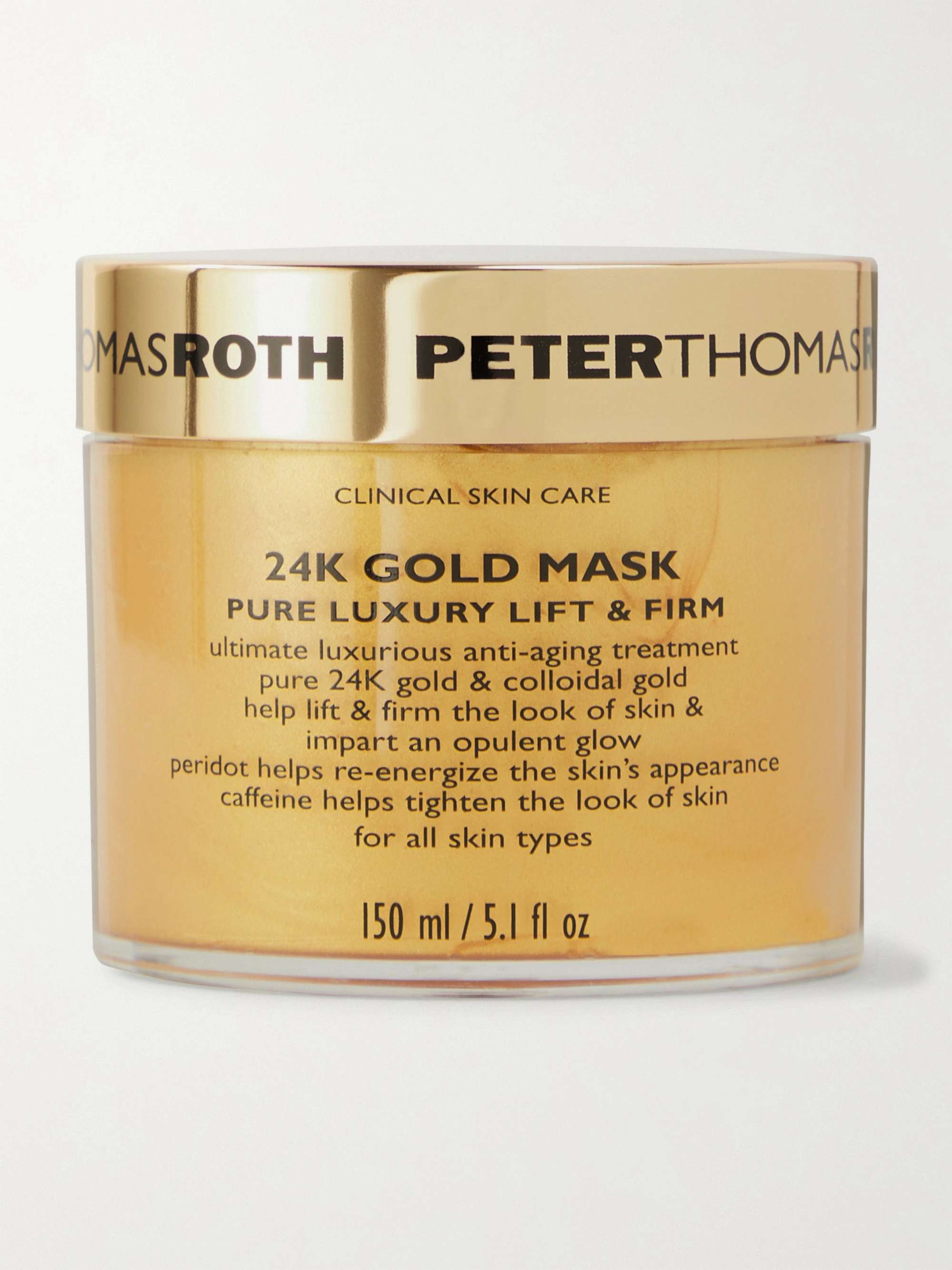 PETER THOMAS ROTH 24K Gold Mask Pure Luxury Lift & Firm, 150ml