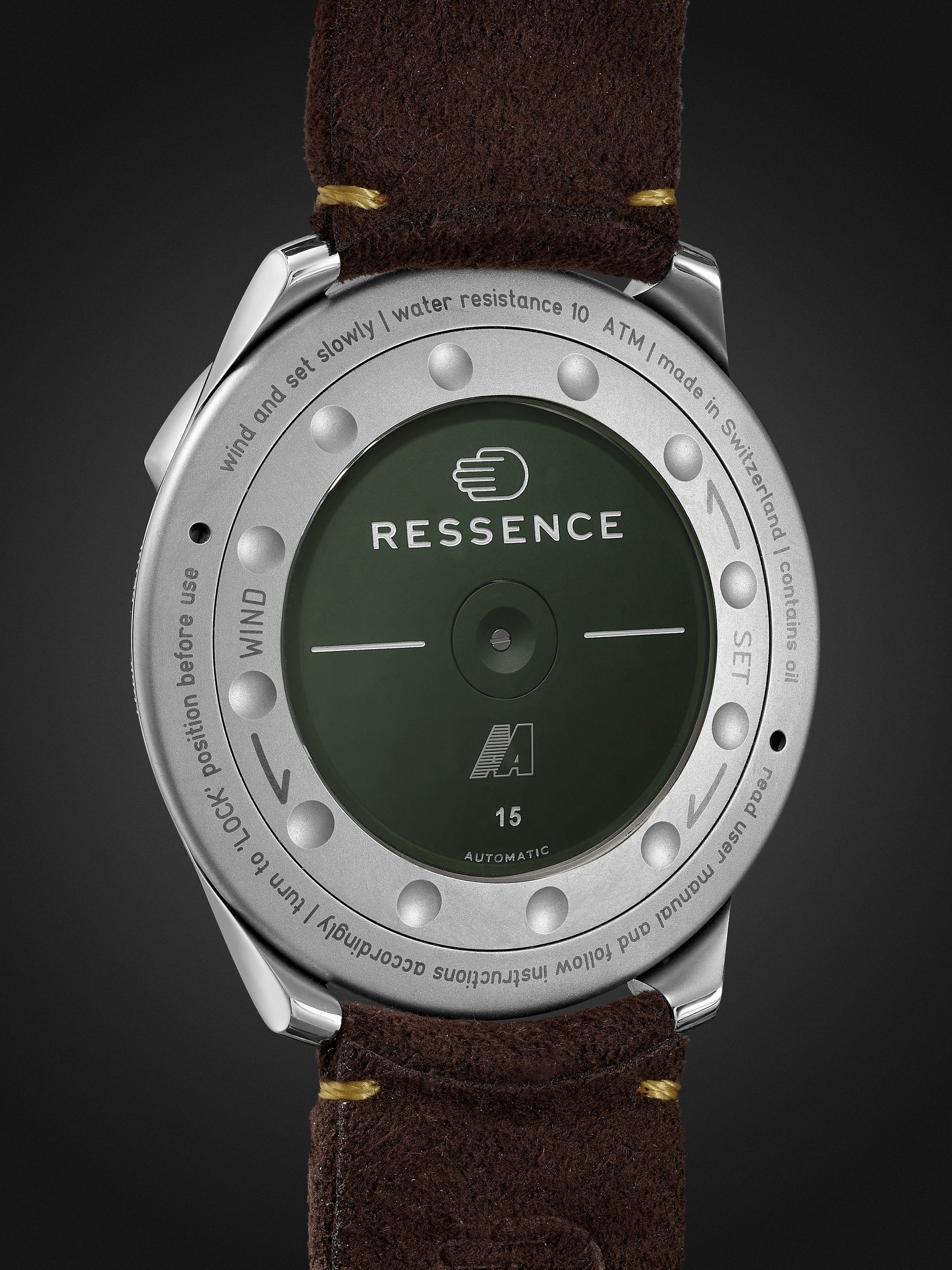RESSENCE Type 5X Limited Edition Automatic 46mm Titanium and Rubber Watch