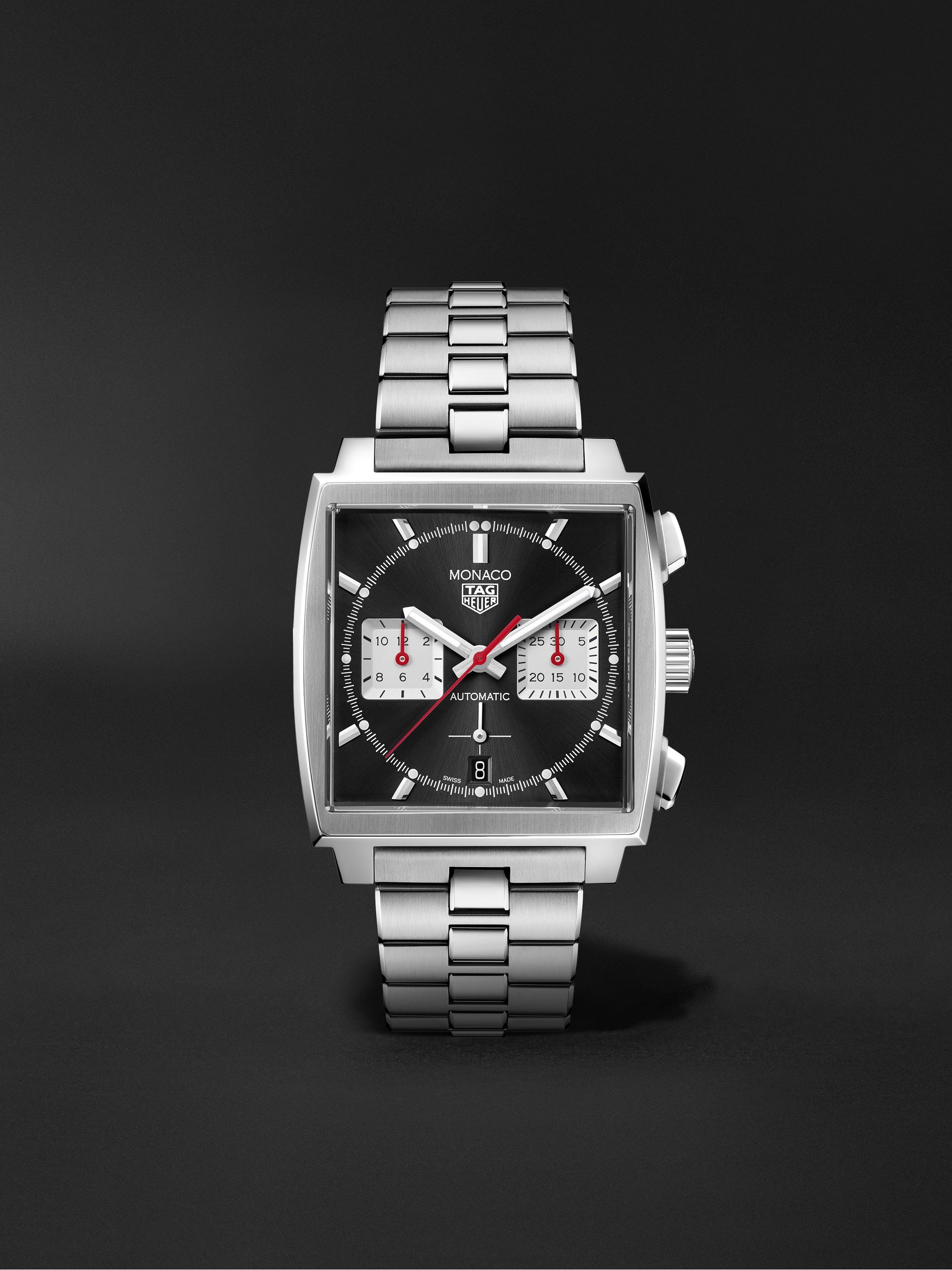 TAG Heuer Monaco Automatic Chronograph 39mm Stainless Steel Watch, Ref. No. CBL2113.BA0644