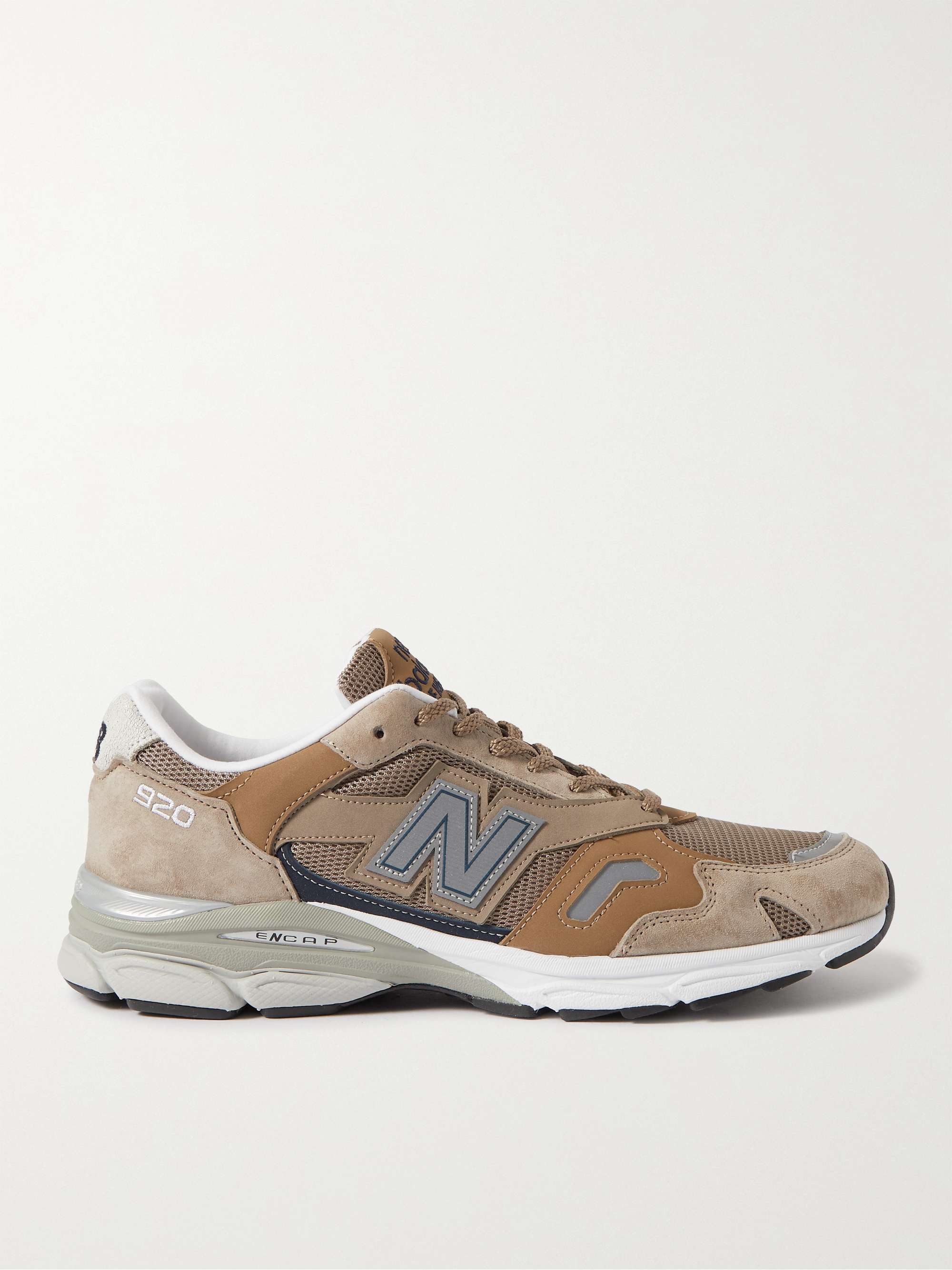brown suede new balance shoes