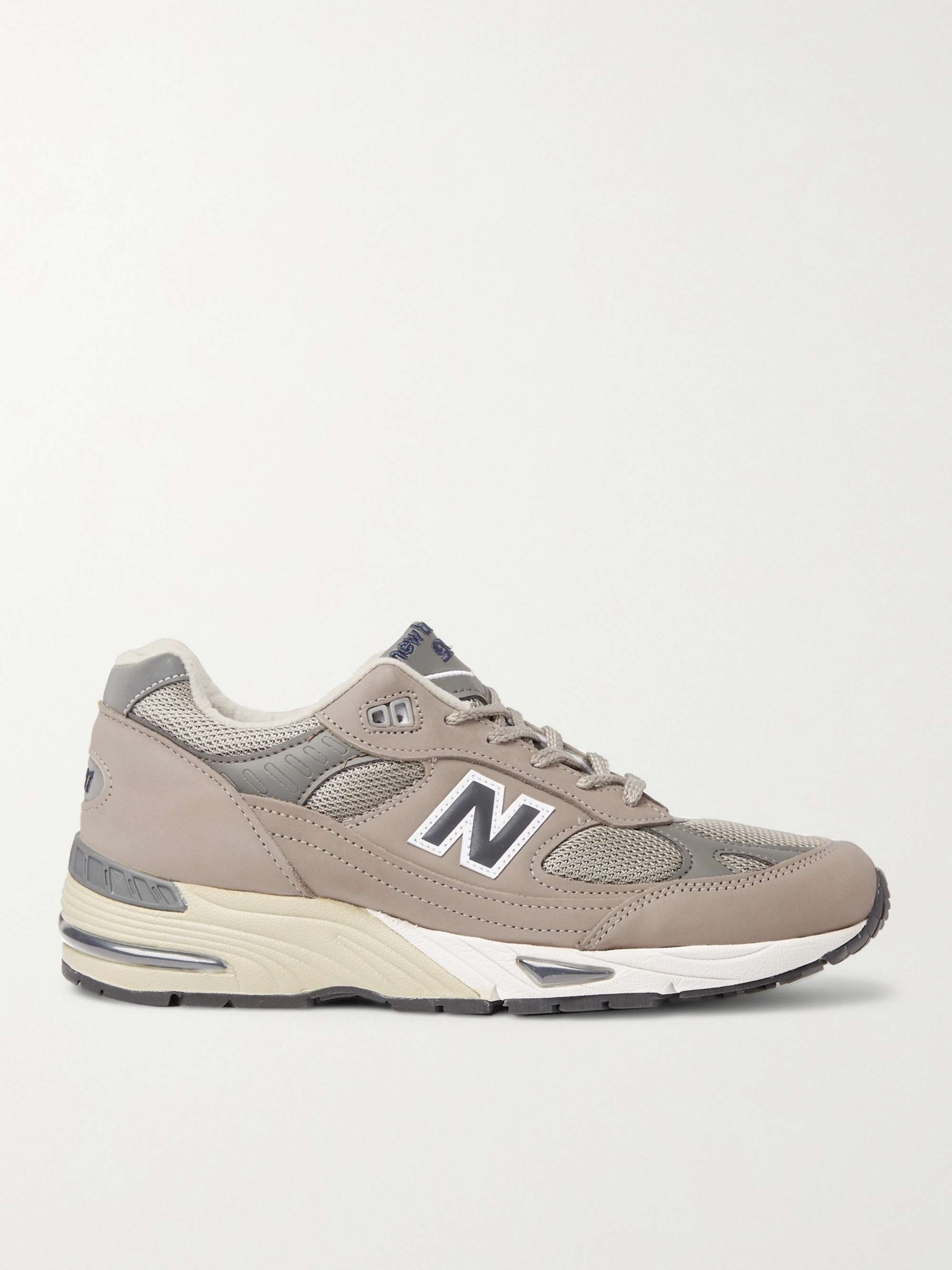 M991 Suede and Mesh Sneakers