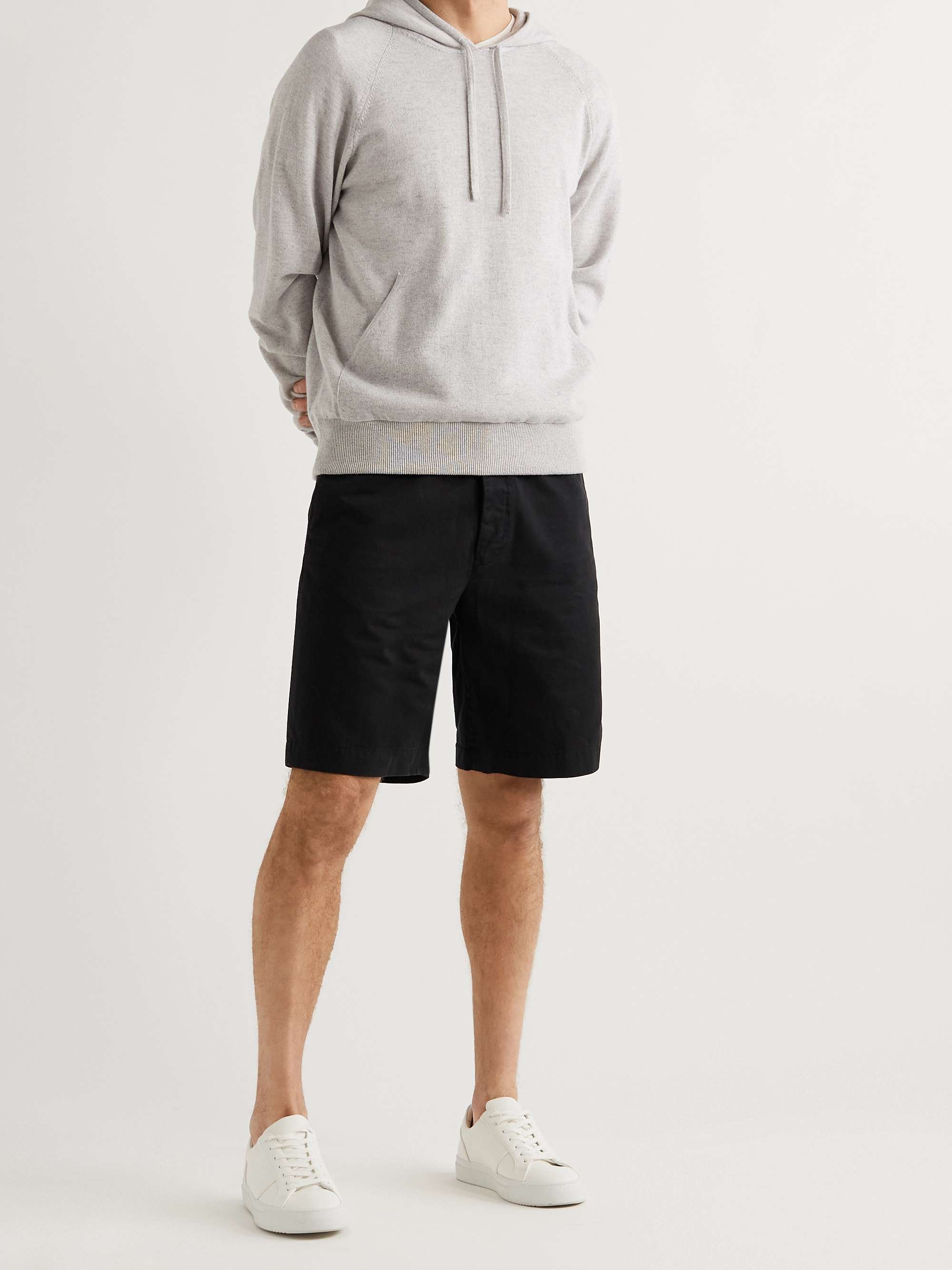 MR P. Garment-Dyed Cotton-Twill Bermuda Shorts