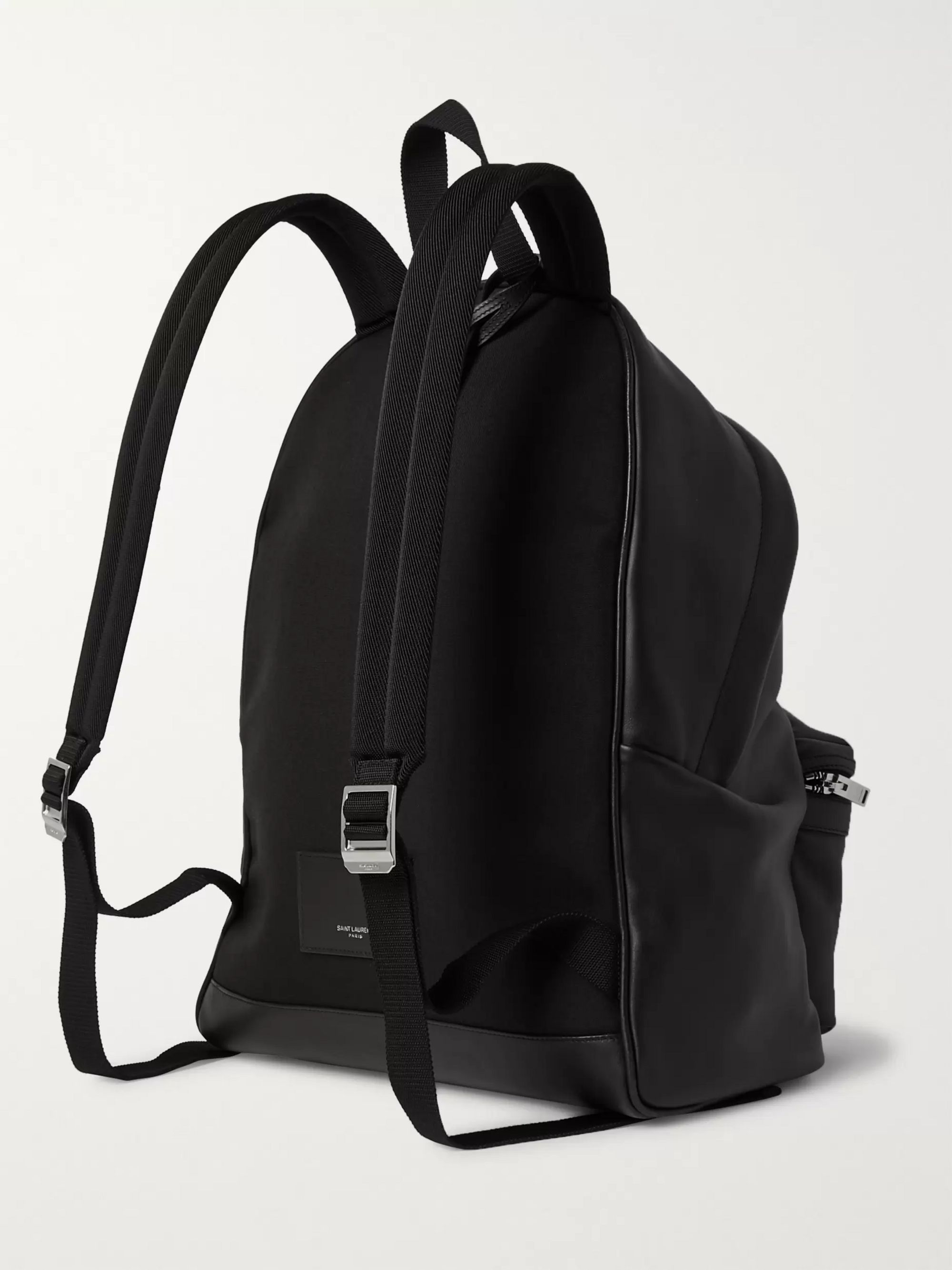 Black City Leather Backpack | SAINT LAURENT | MR PORTER