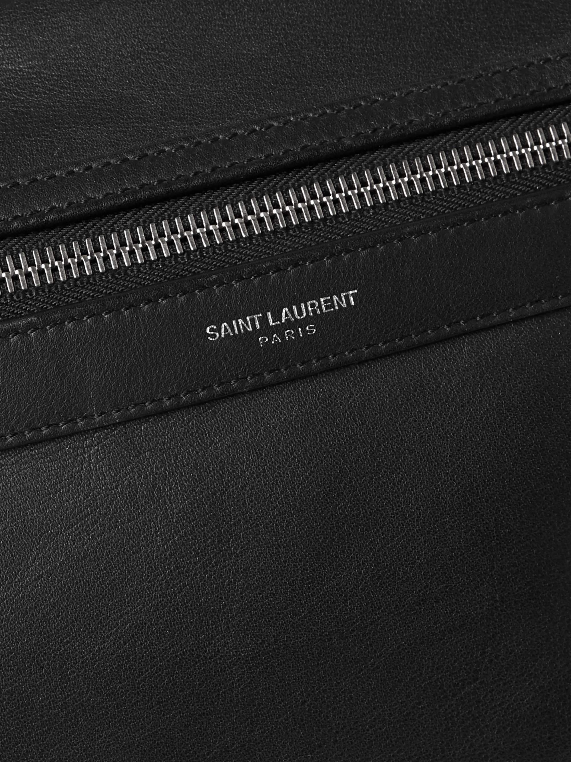 SAINT LAURENT City Leather Backpack
