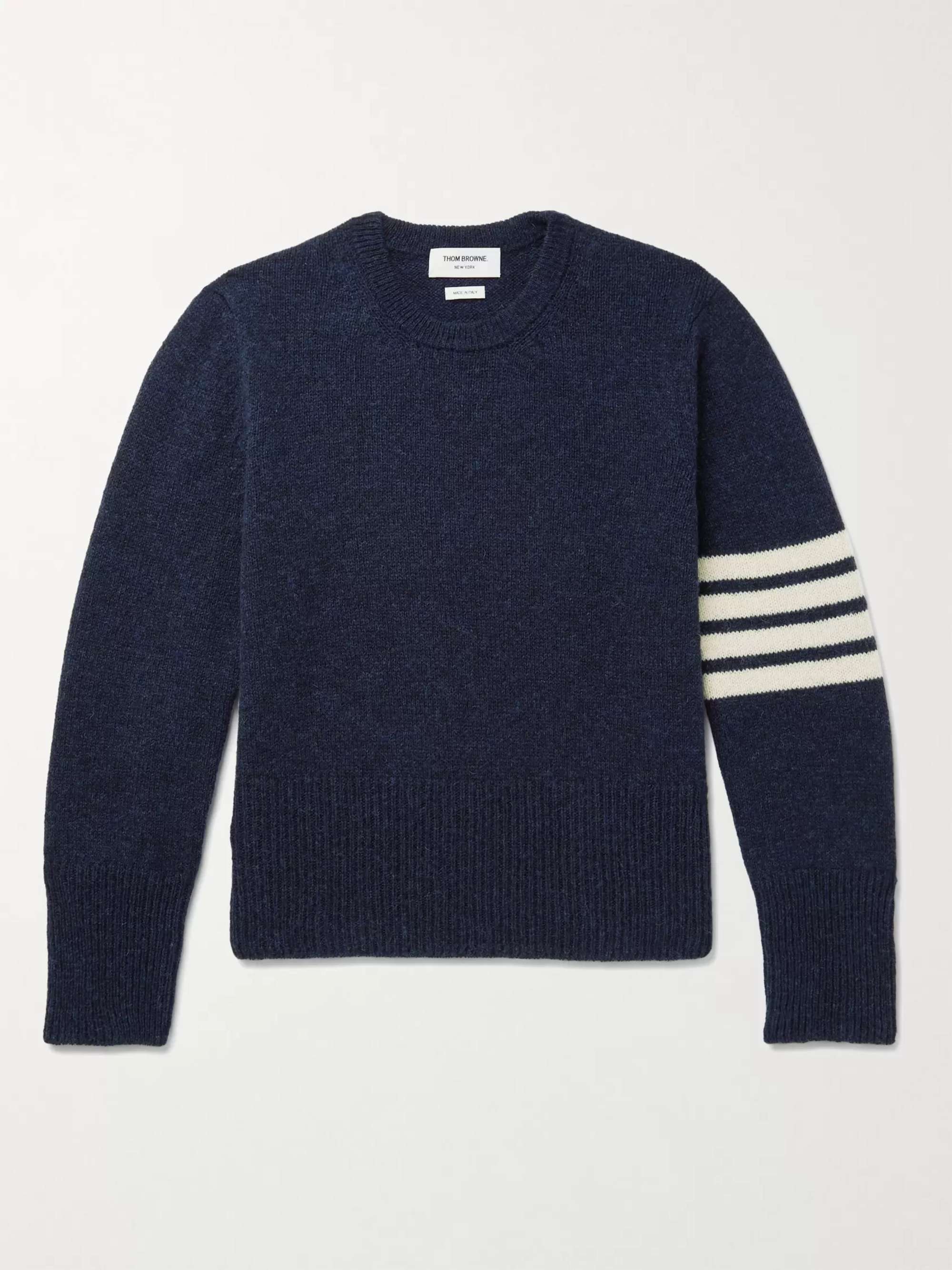 THOM BROWNE Striped Wool Sweater