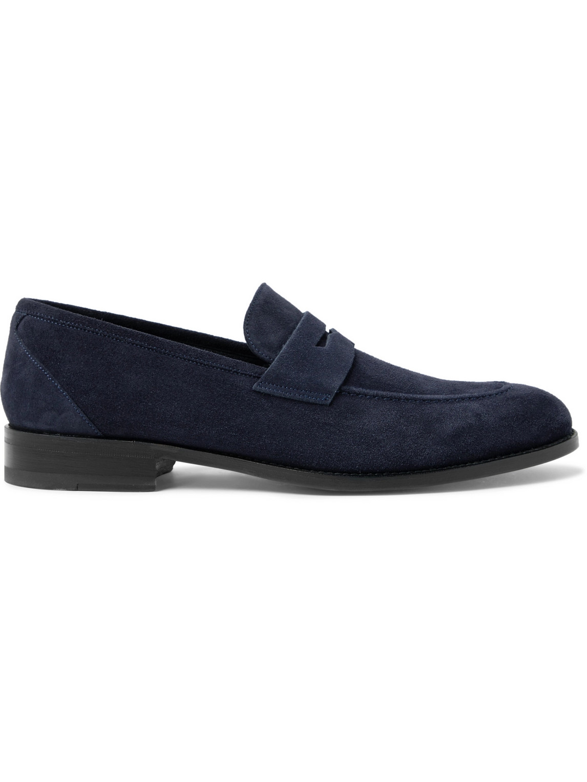 George Suede Penny Loafers