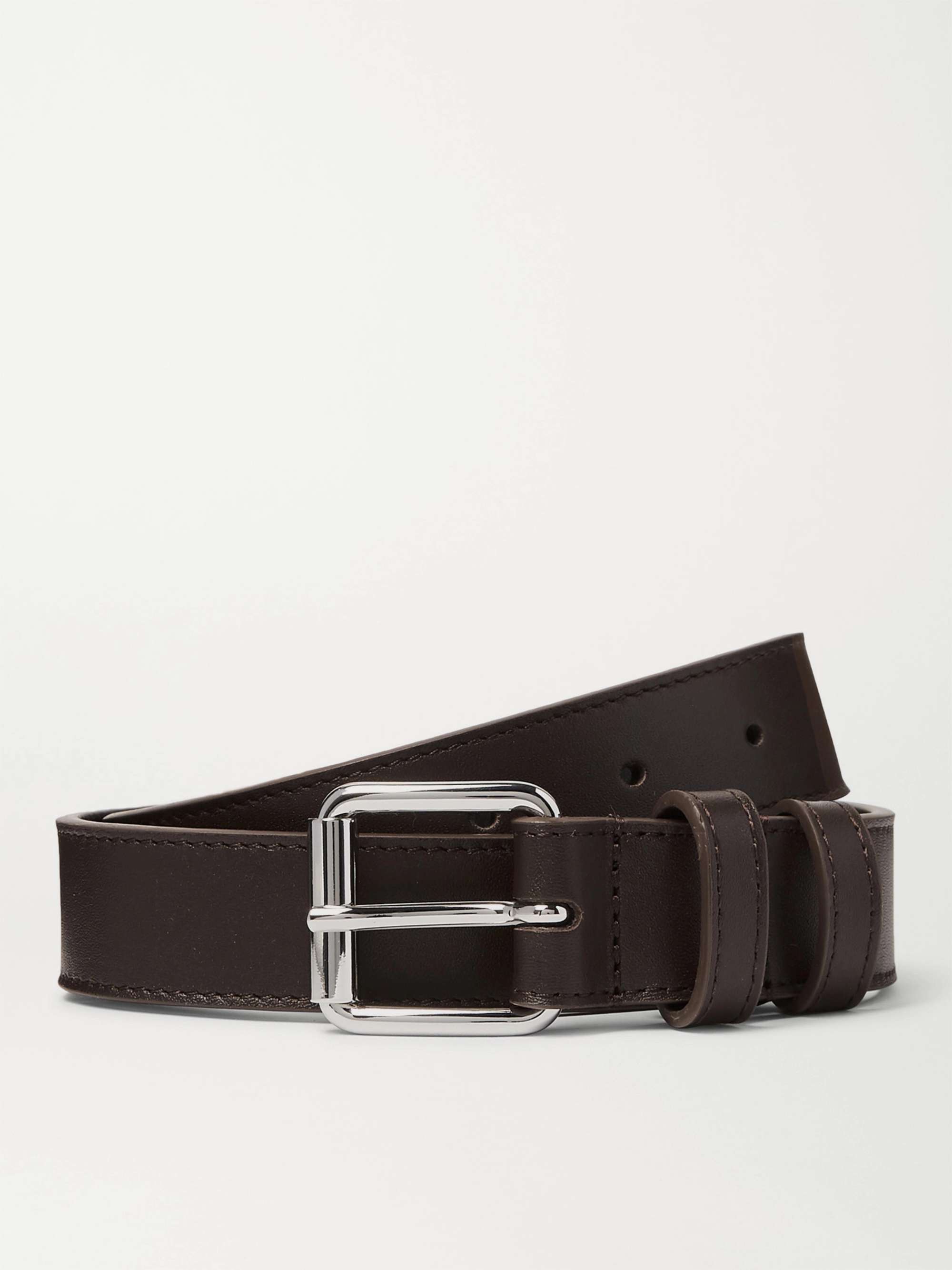 COMME DES GARÇONS 3cm Leather Belt