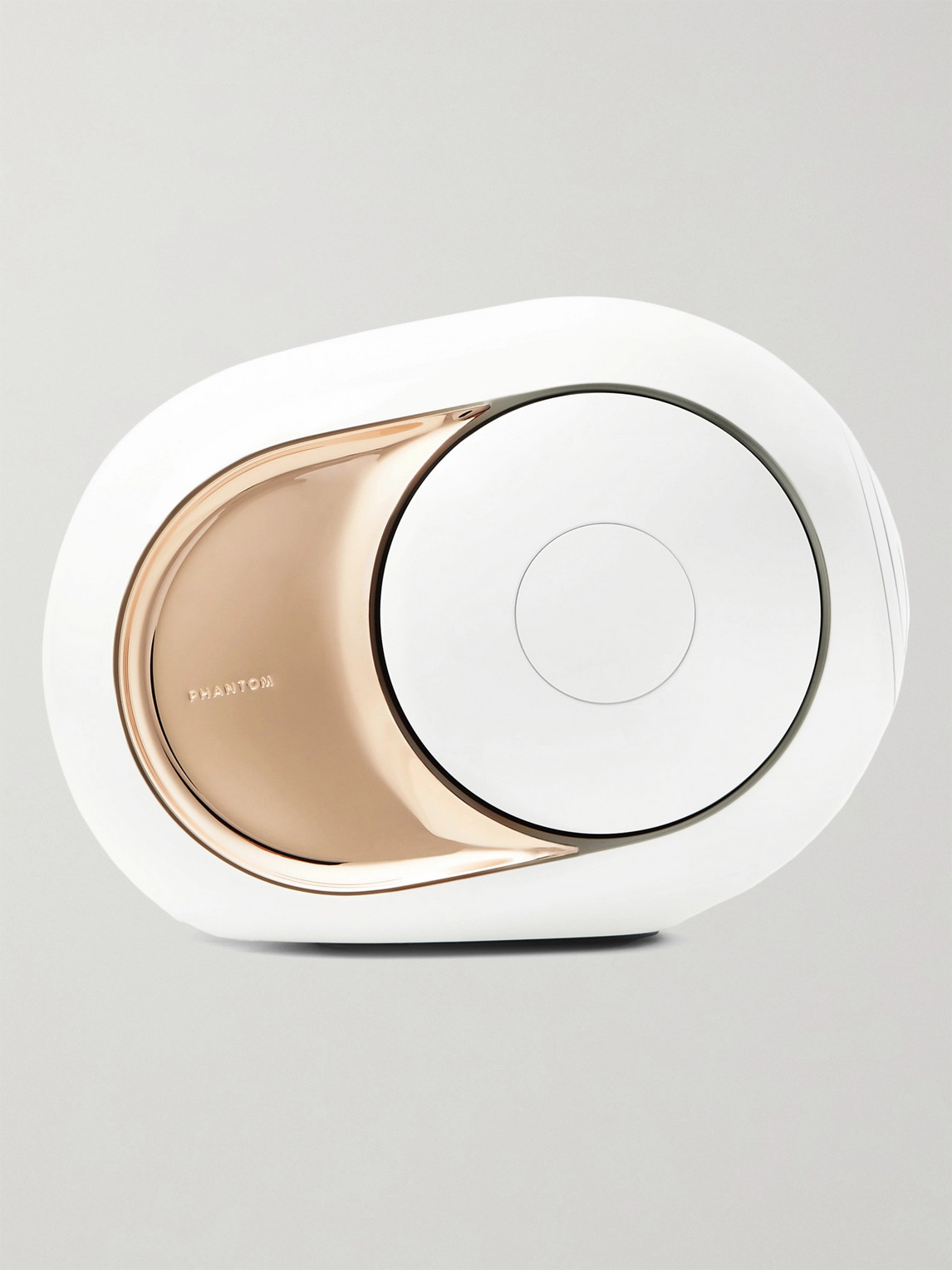 Devialet Gold Phantom Wireless Speaker In White/rose Gold