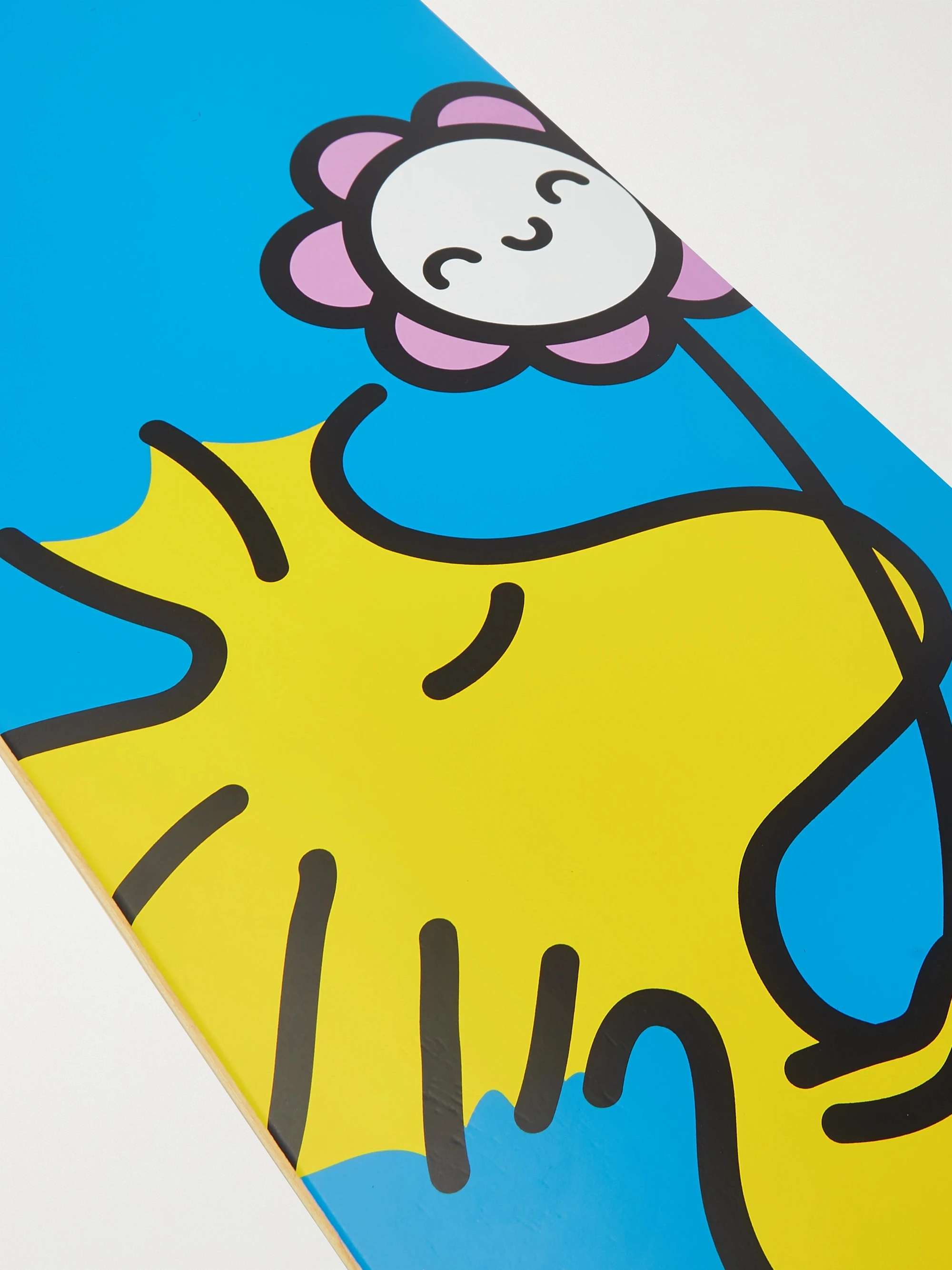 + Peanuts by FriendsWithYou Printed Wooden Skateboard