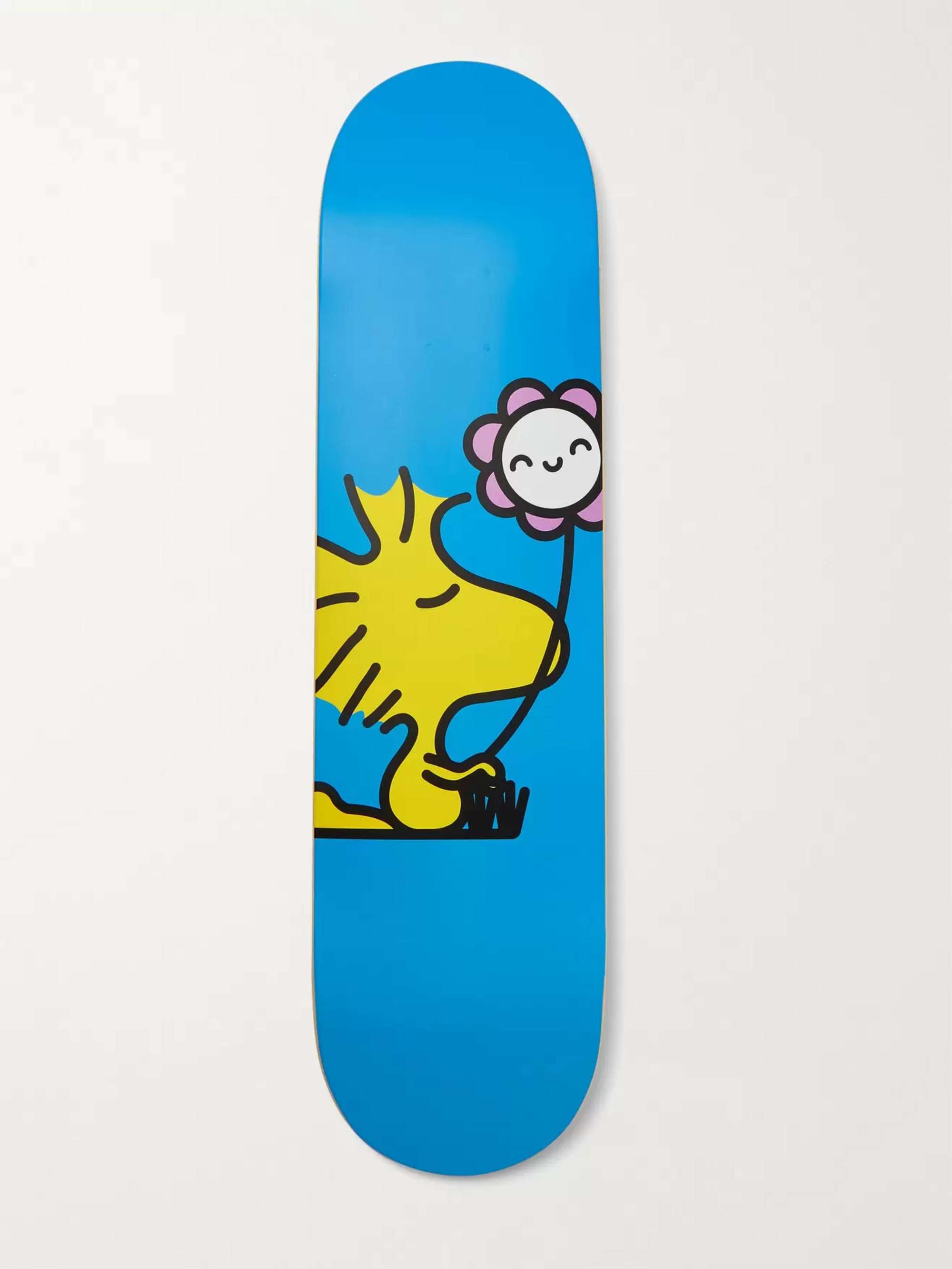 THE SKATEROOM + Peanuts by FriendsWithYou Printed Wooden Skateboard