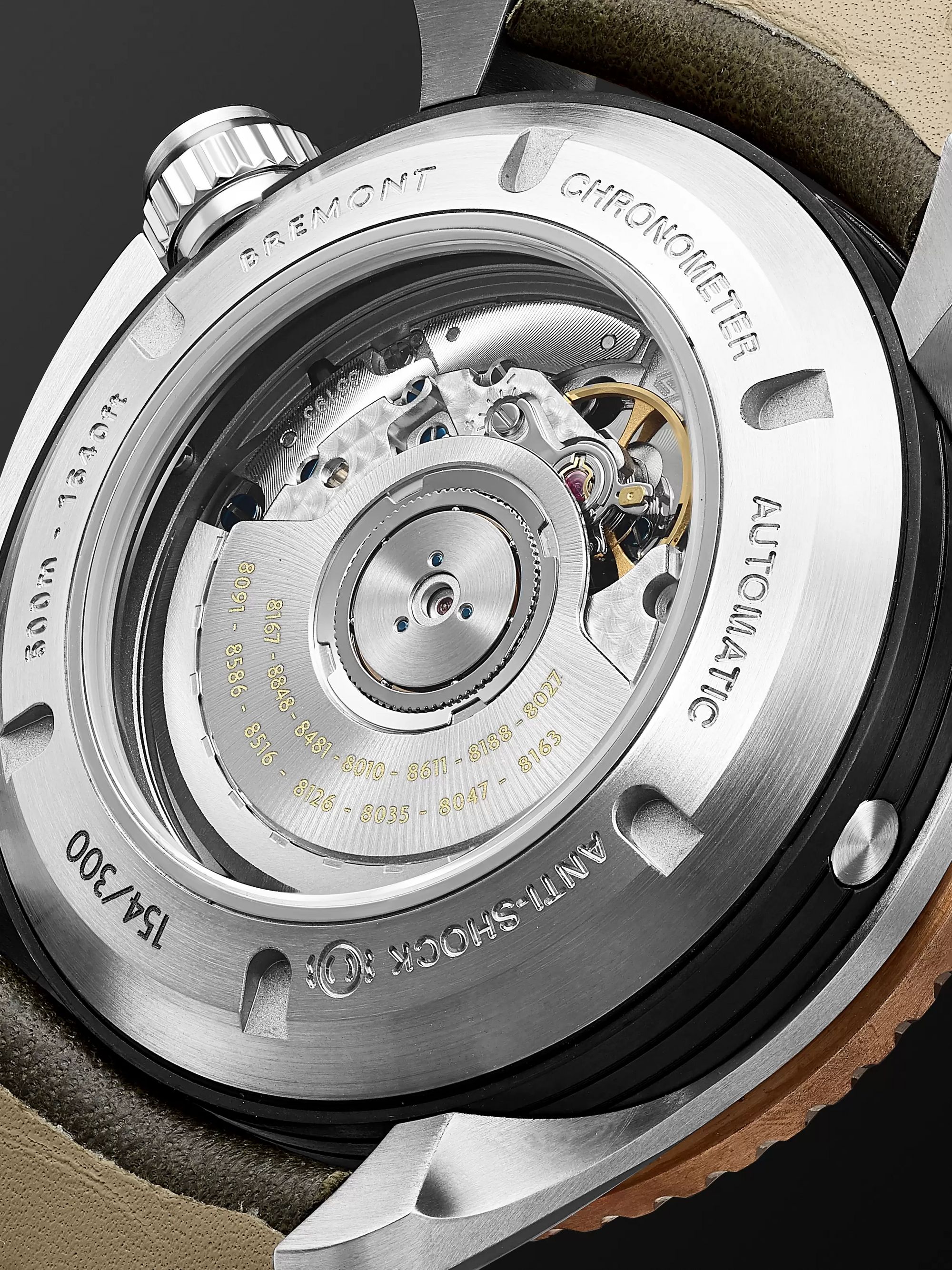 BREMONT Project Possible Limited Edition Automatic GMT 43mm Titanium, Bronze and Leather Watch, Ref. PROJECT-POSSIBLE-R-S