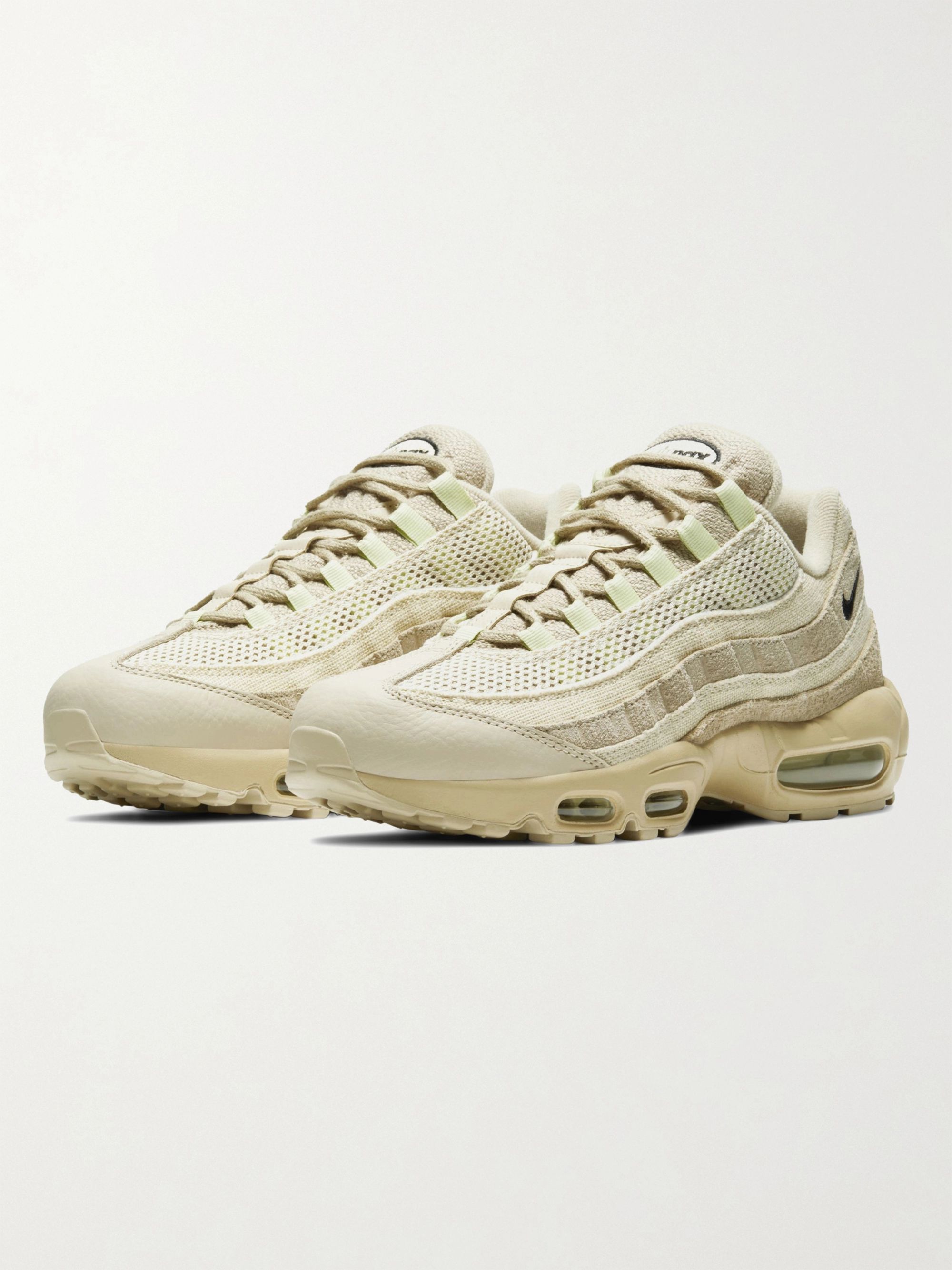 Air Max 95 PRM Leather, Suede and Mesh Sneakers