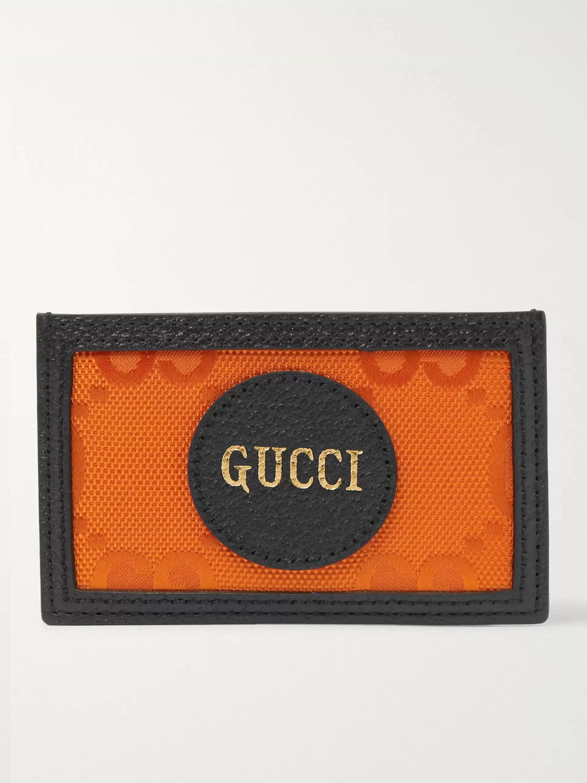 구찌 카드지갑 Gucci GG Off The Grid Monogrammed Leather-Trimmed ECONYL Cardholder,Black