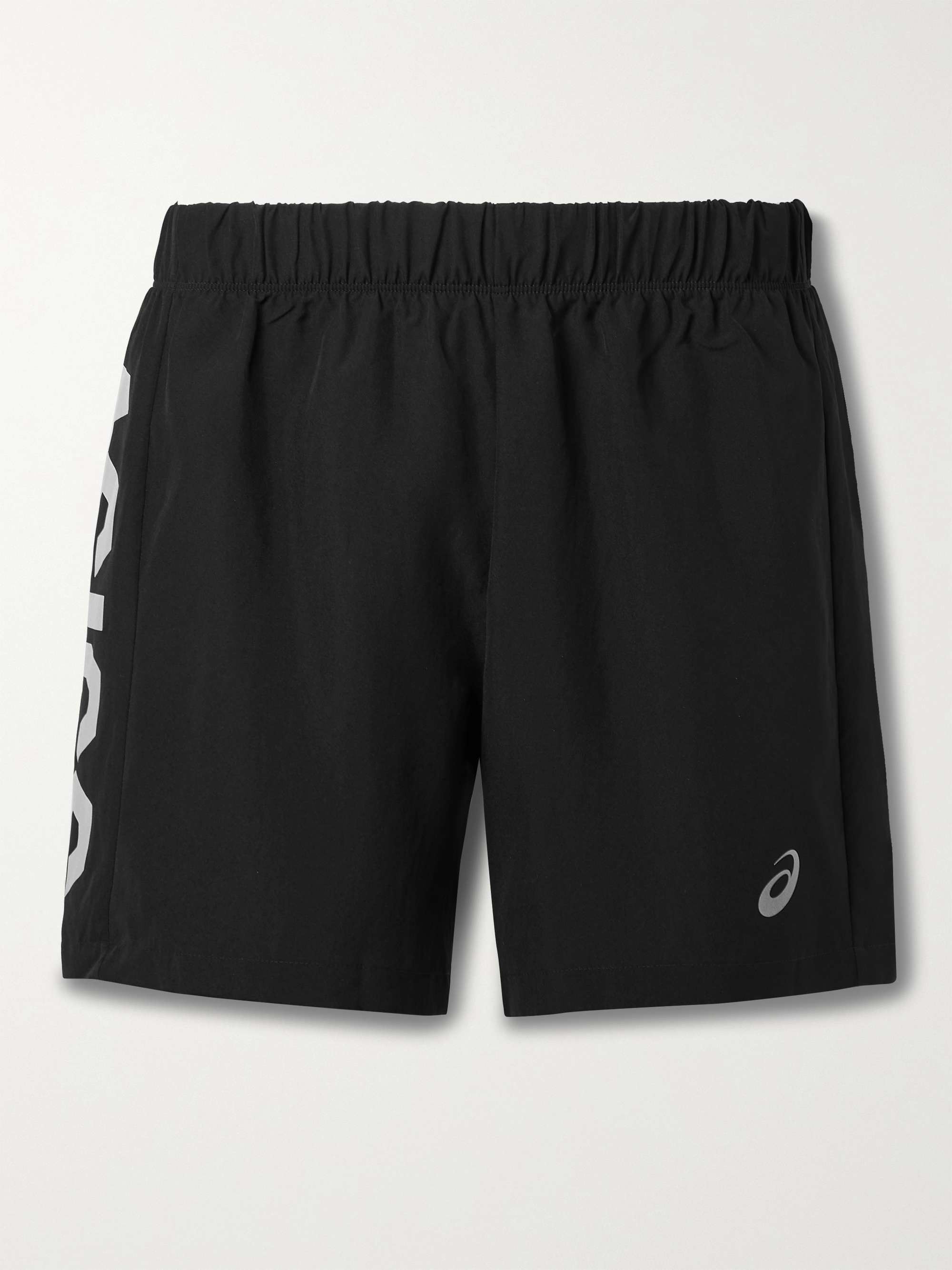 ASICS Katakana Straight-Leg Logo-Print Shell Shorts