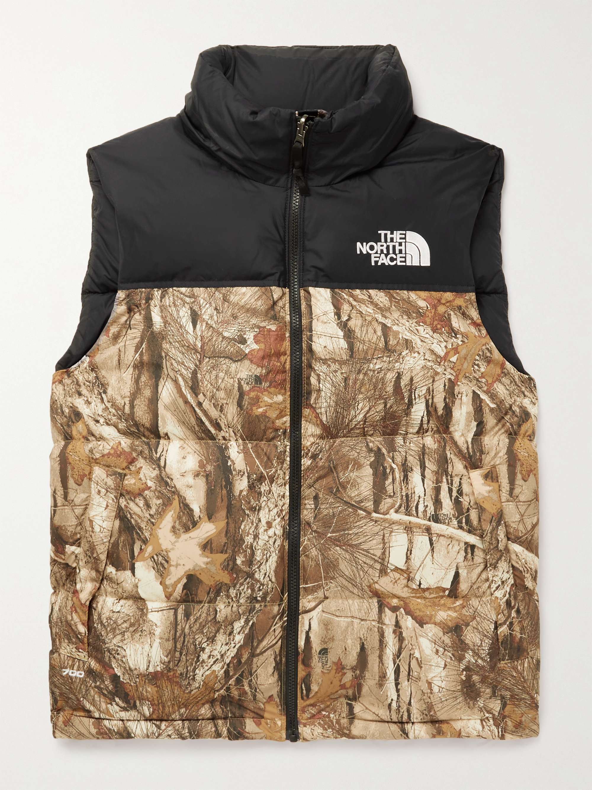 THE NORTH FACE 1996 Retro Nuptse Slim-Fit Camouflage-Print Shell Down Gilet